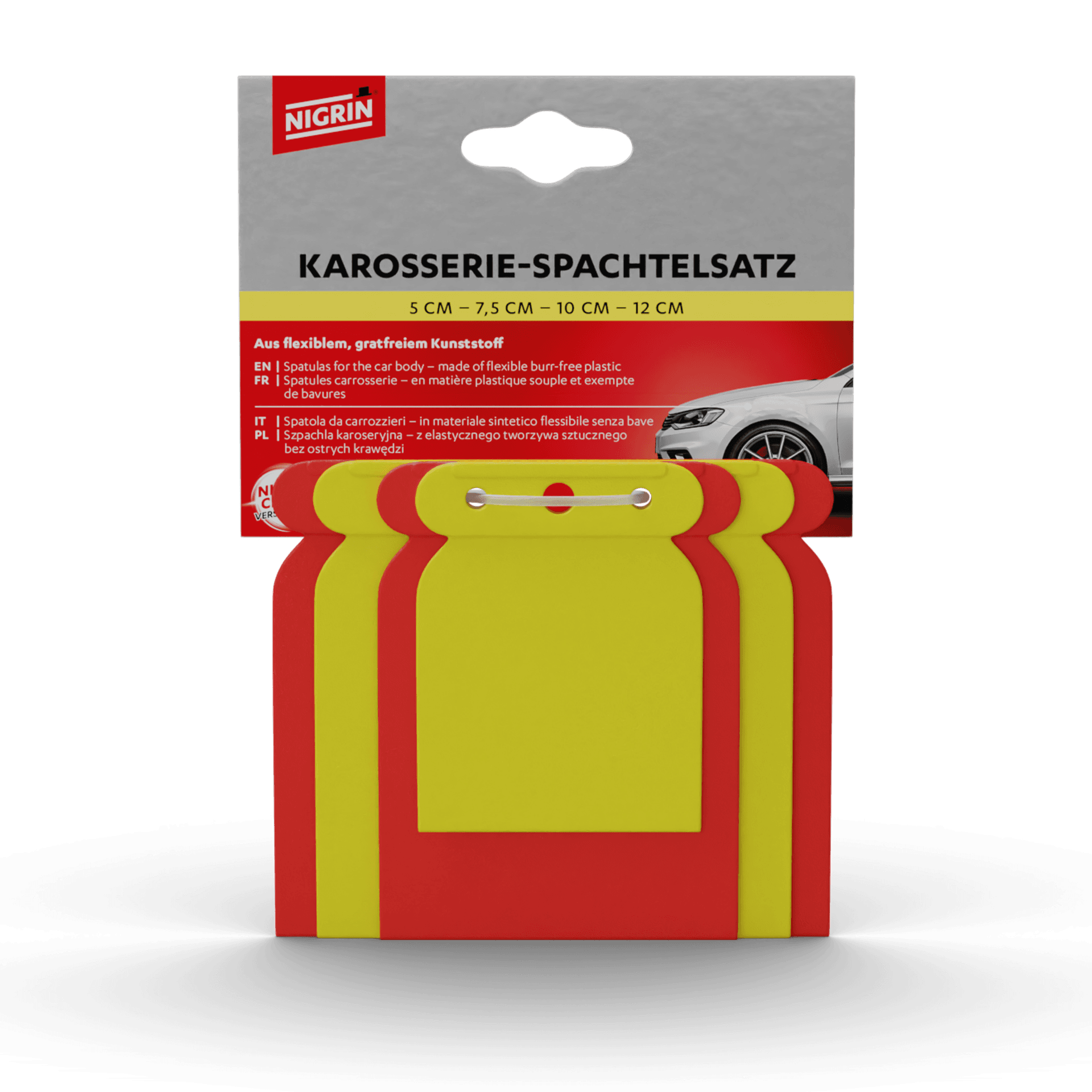 Body Filler Spreader Set, 4 pcs