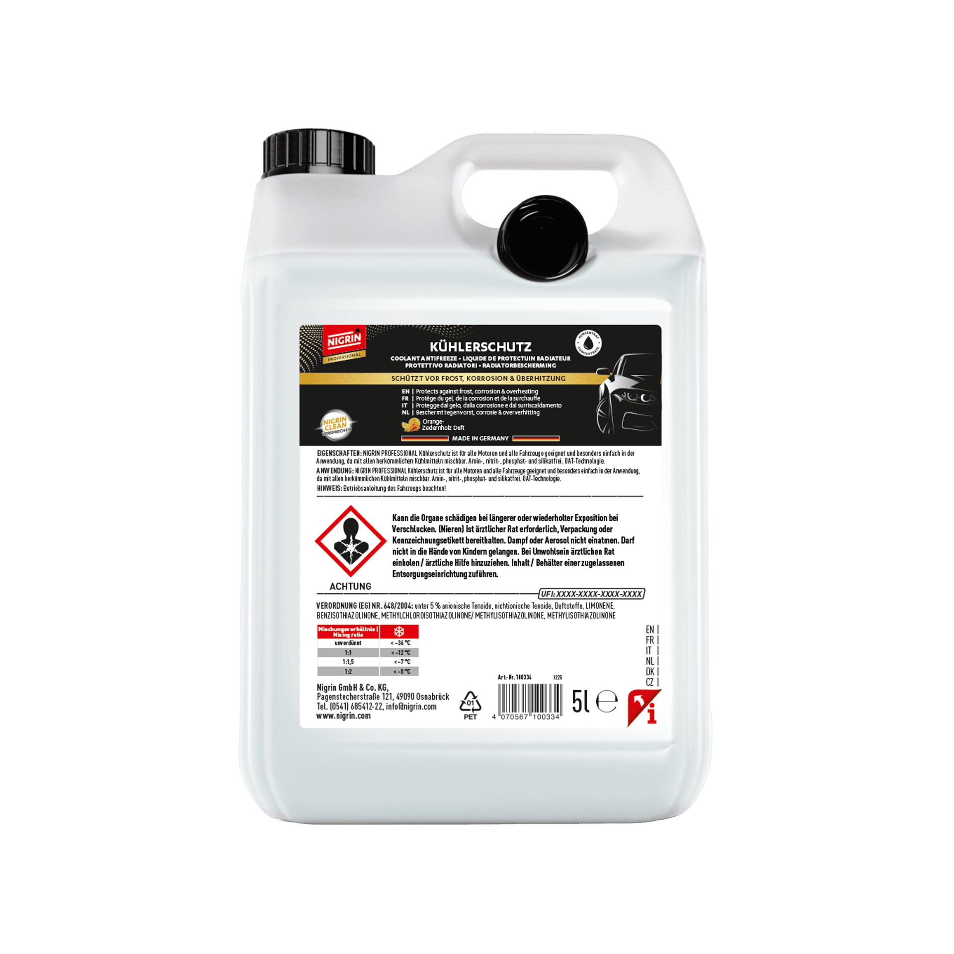 PROFESSIONAL Coolant / Radiator Protection 5 L