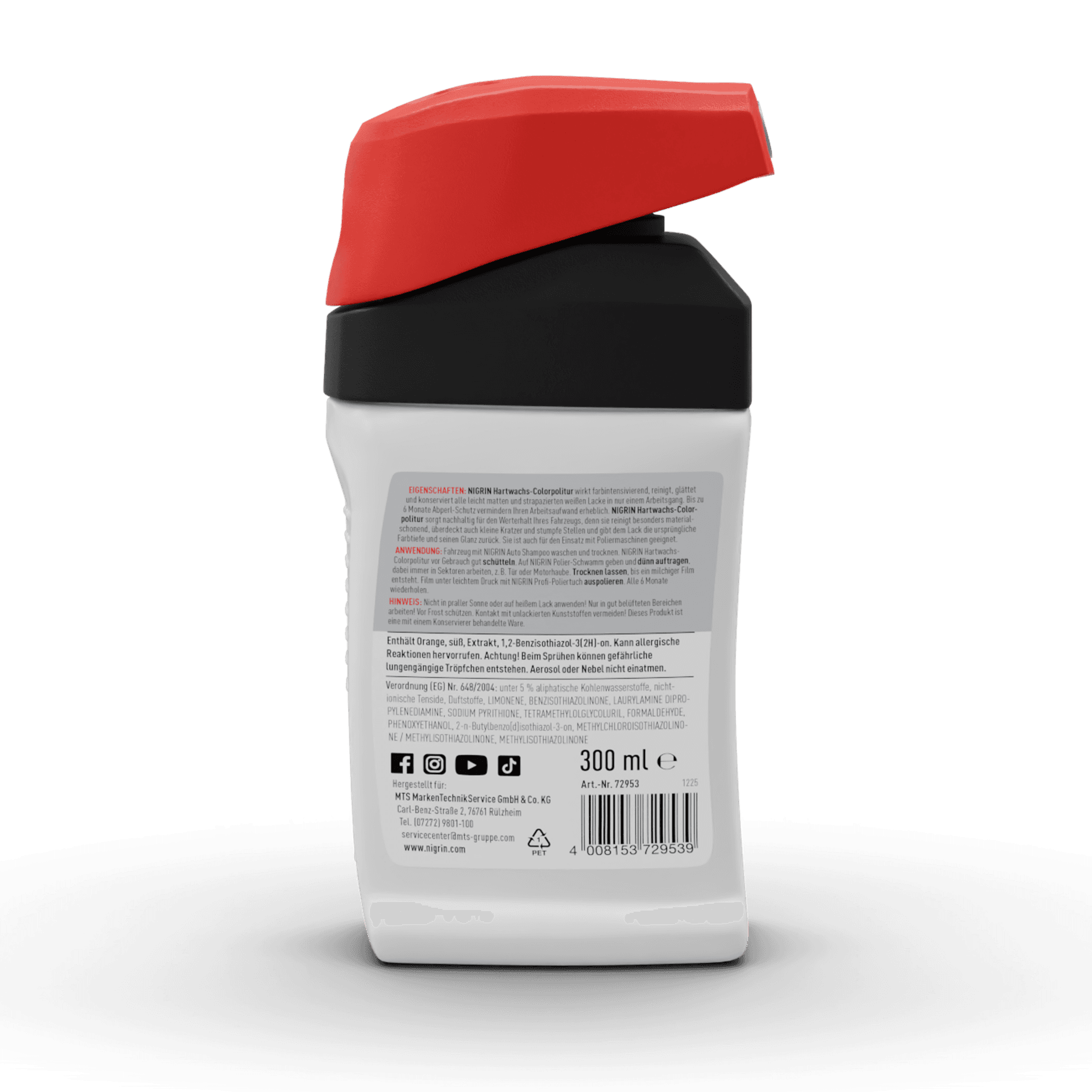 Hard Wax Color Polish White 300 ml