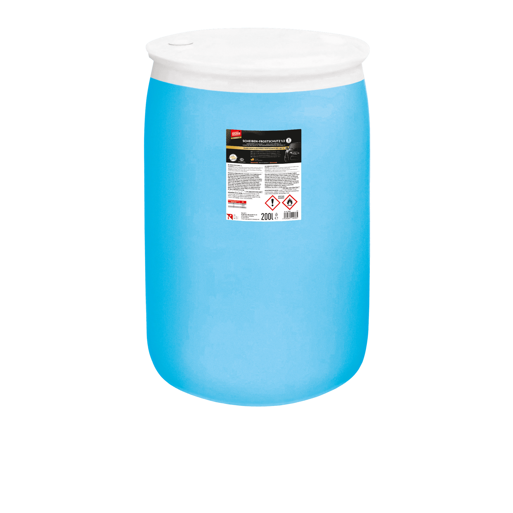 Antifreeze + Windshield Cleaner Concentrate <nobr>-60°C</nobr> <nobr>200 L</nobr>