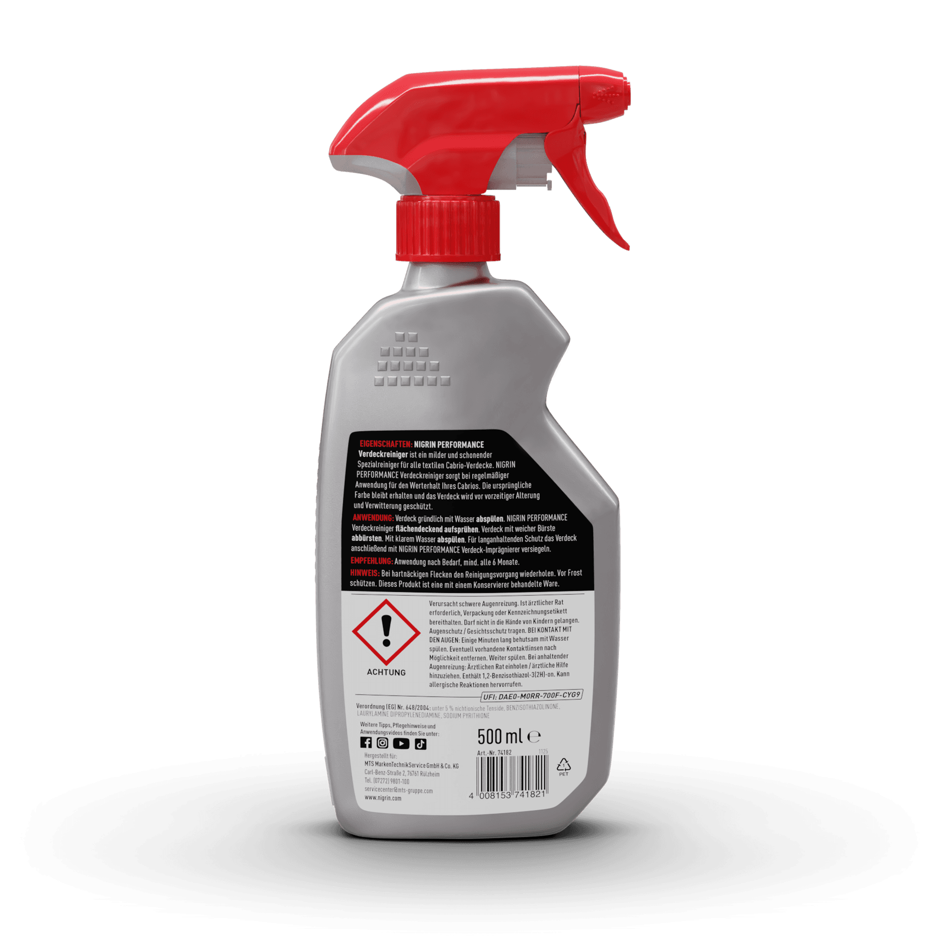PERFORMANCE Verdeckreiniger 500 ml