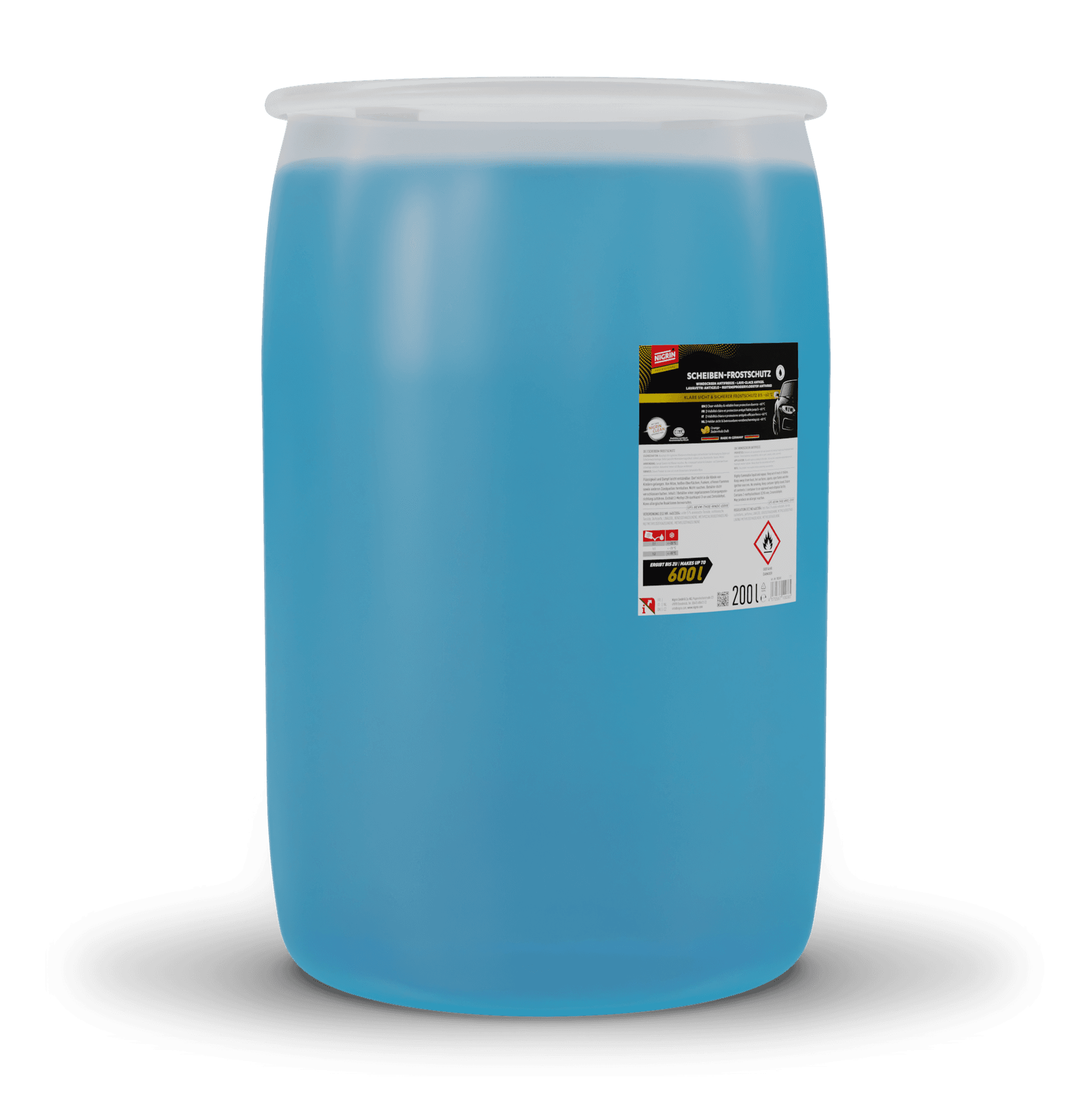 PROFESSIONAL Antifreeze + Windshield Cleaner Concentrate -60°C 200 L