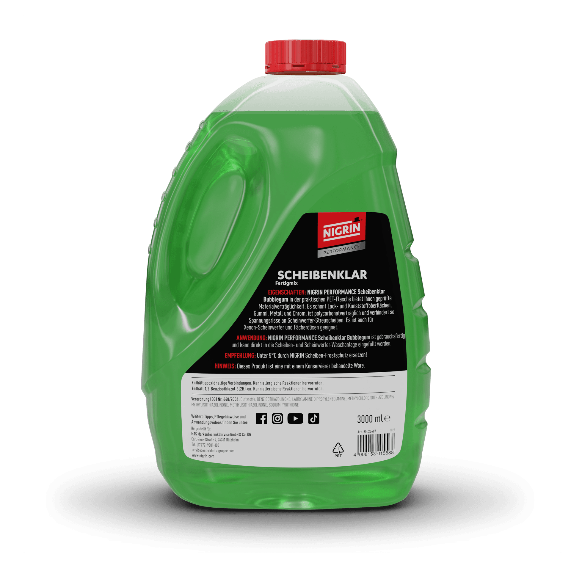 PERFORMANCE Scheibenklar Fertigmix Bubblegum 3 L