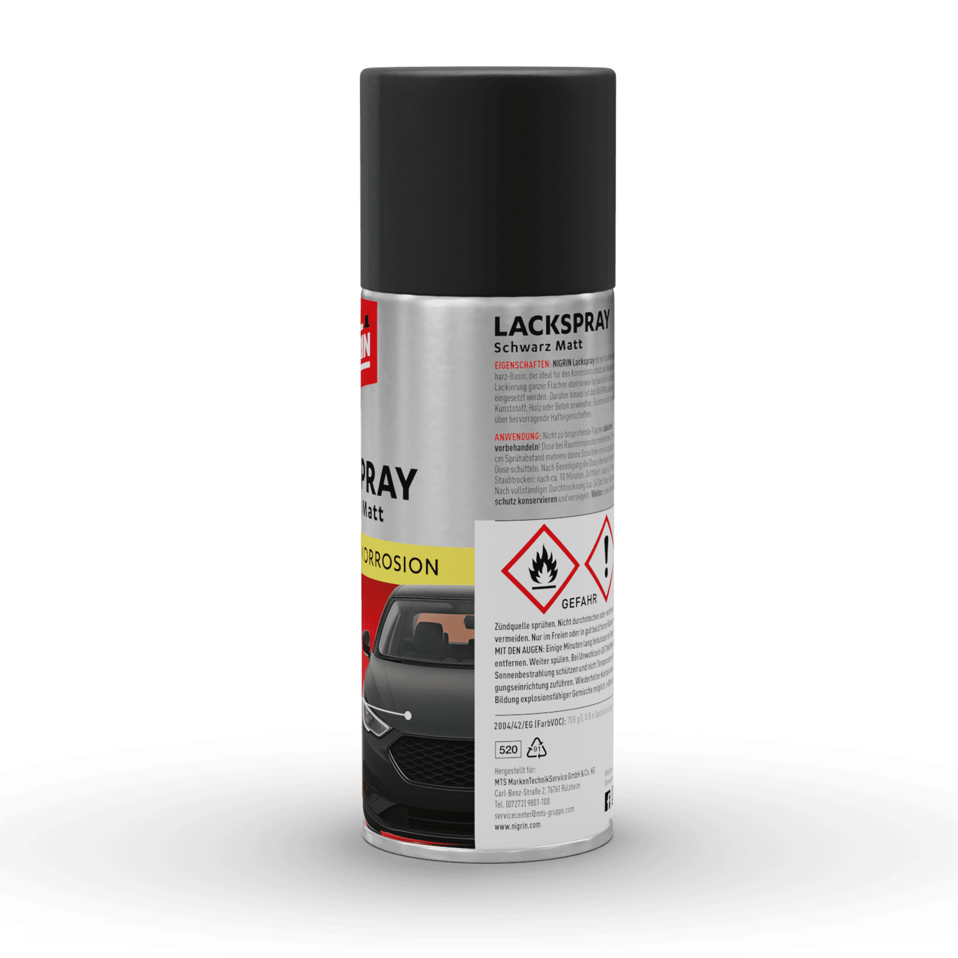 Paint Spray black matte 400 ml