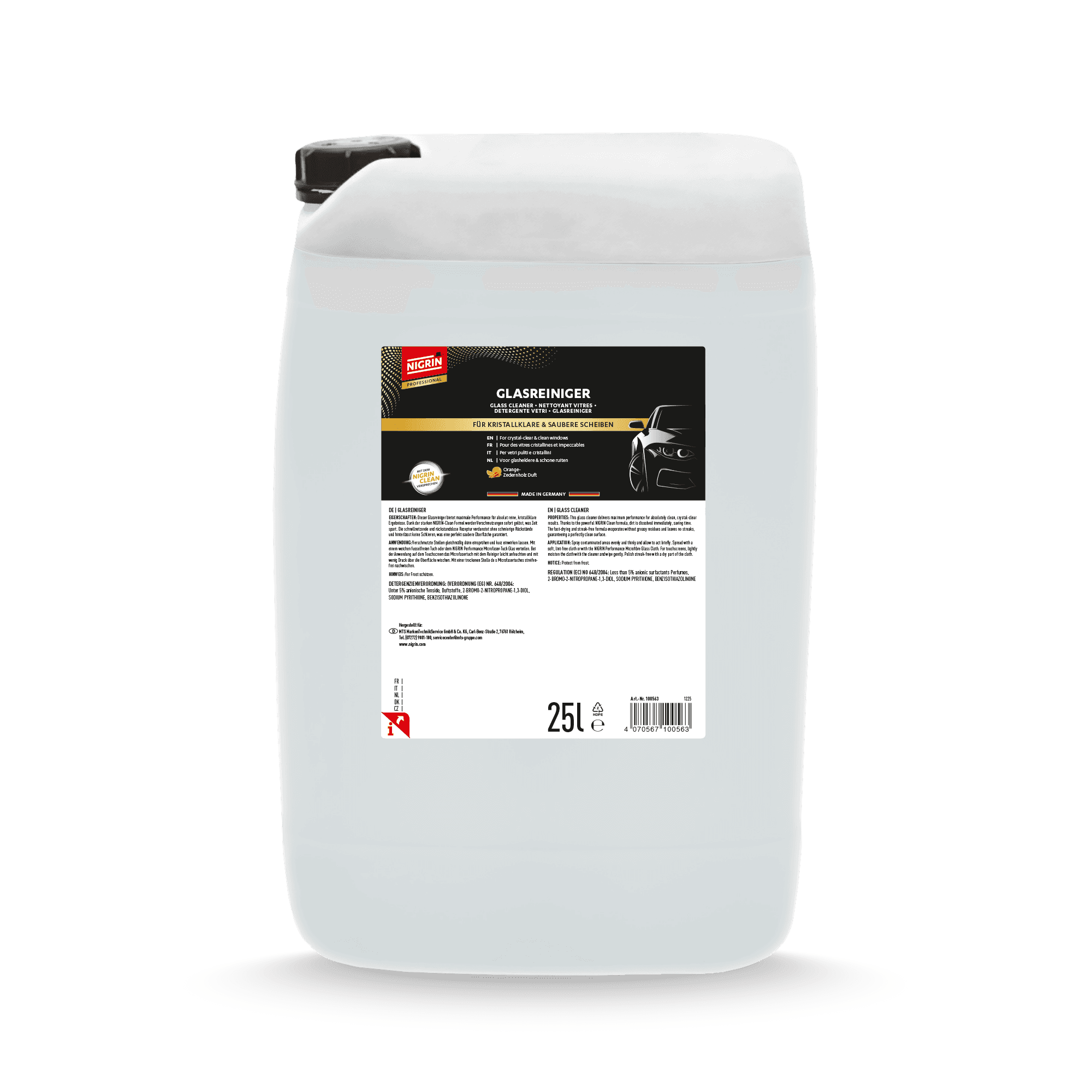 Glass Cleaner <nobr>25 L</nobr>