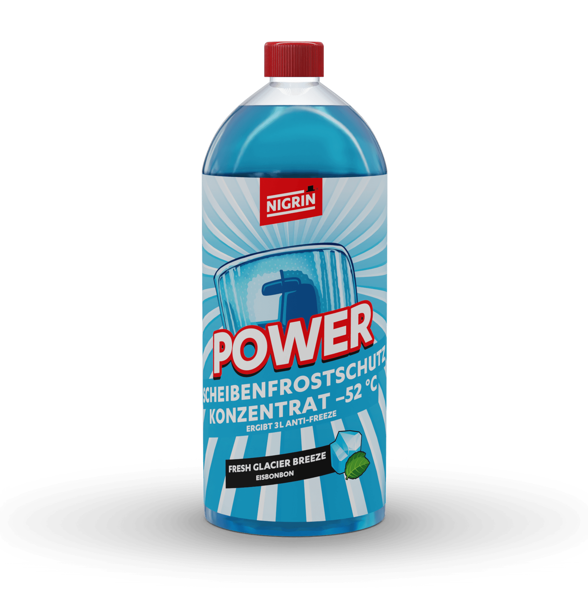 POWER Scheibenfrostschutz Konzentrat 1:2 Fresh Glacier Breeze -52 °C 1 L