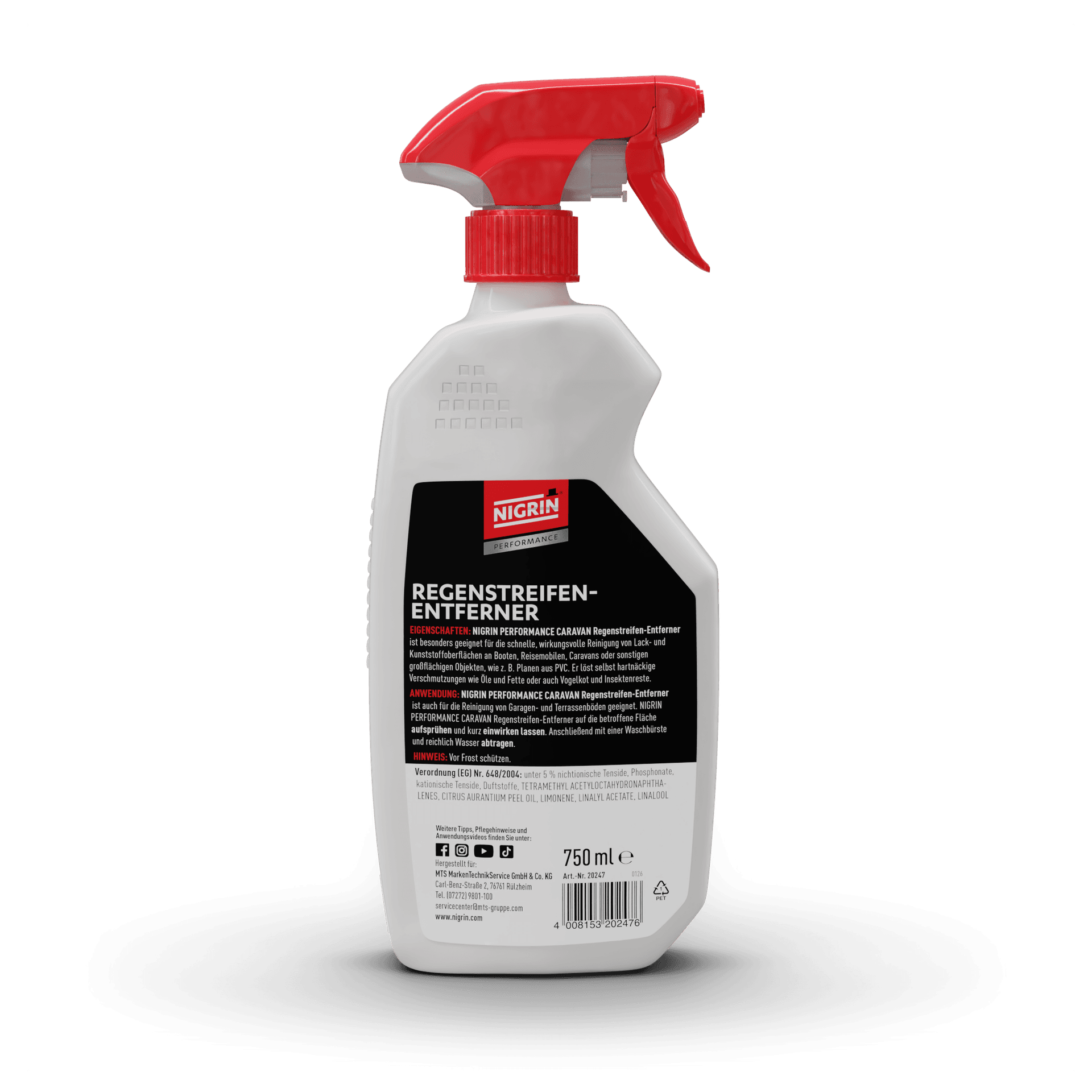 PERFORMANCE CARAVAN Rain Streak Remover 750 ml