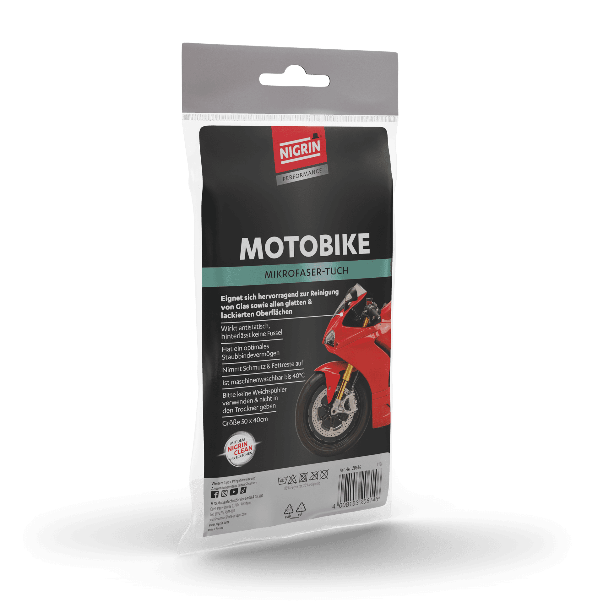 PERFORMANCE MOTOBIKE Microfiber Cloth