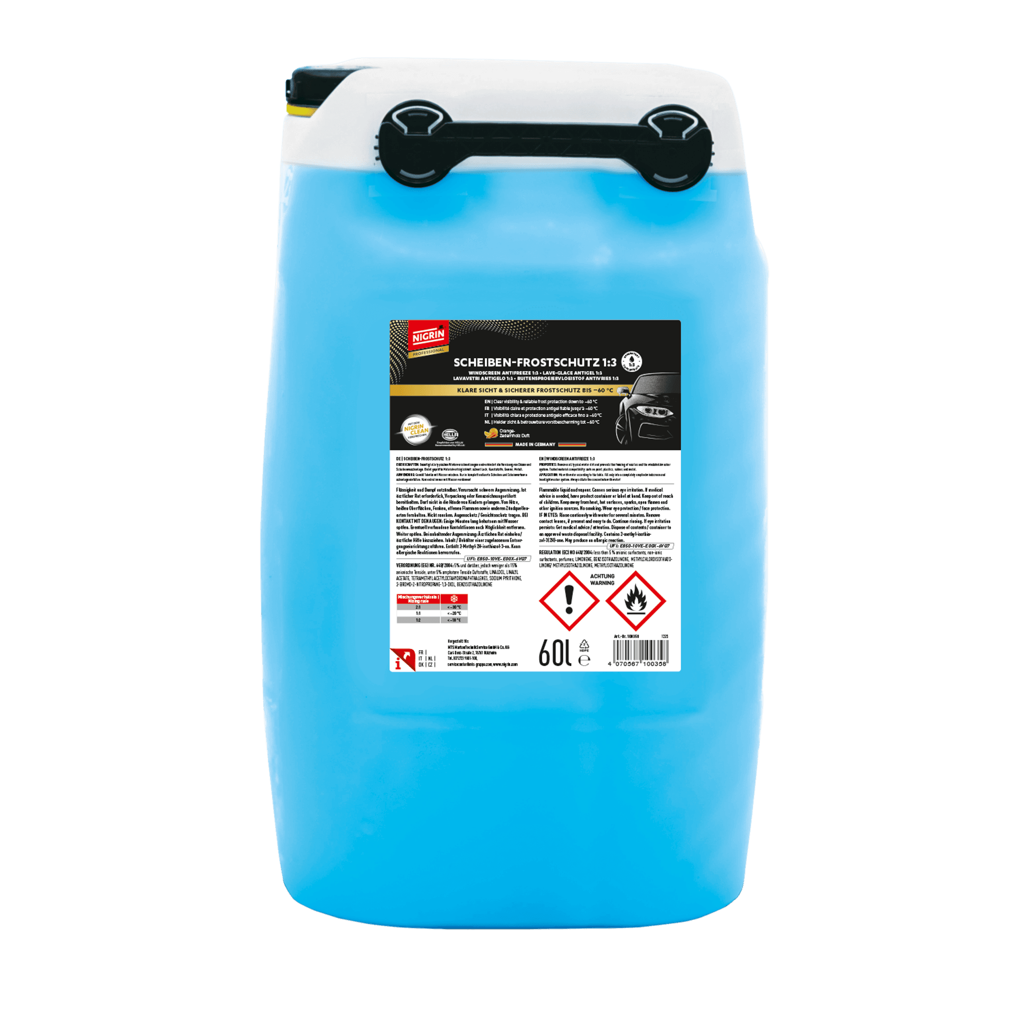 Antifreeze + Windshield Cleaner Concentrate <nobr>-60°C</nobr> <nobr>60 L</nobr>