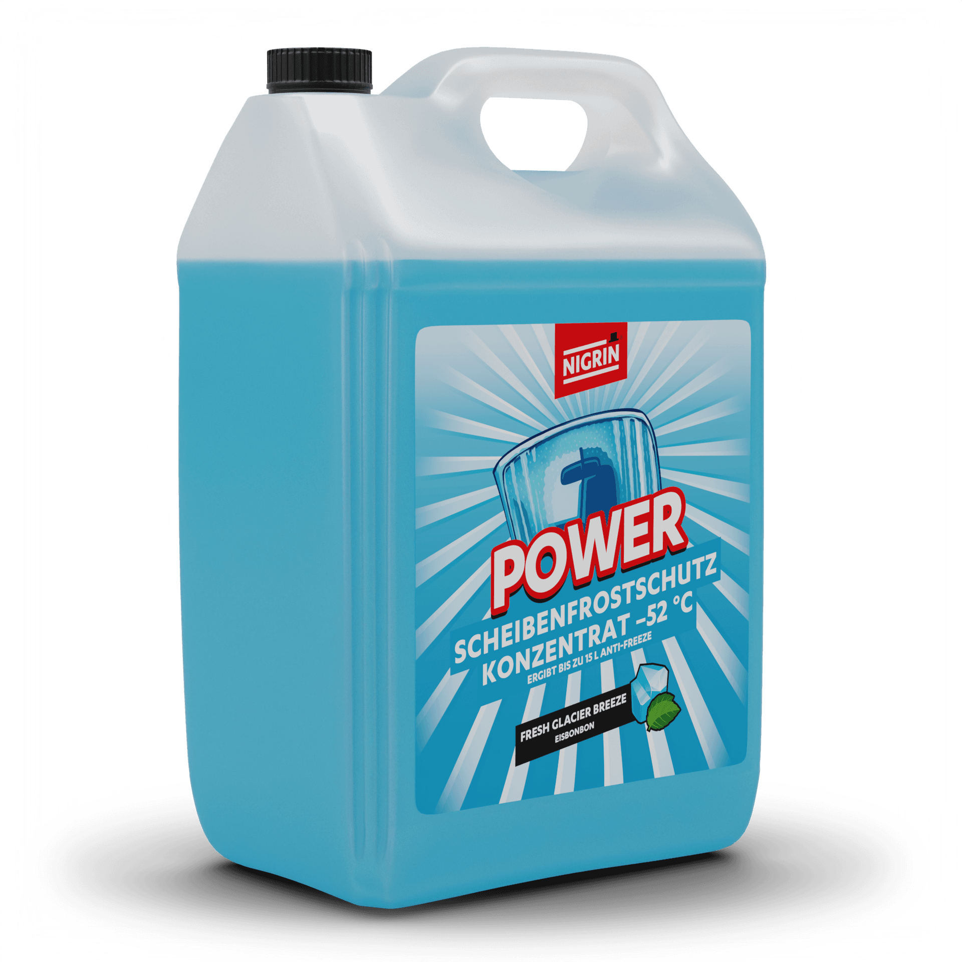POWER Scheibenfrostschutz Konzentrat 1:2 Fresh Glacier Breeze -52 °C 5000 ml