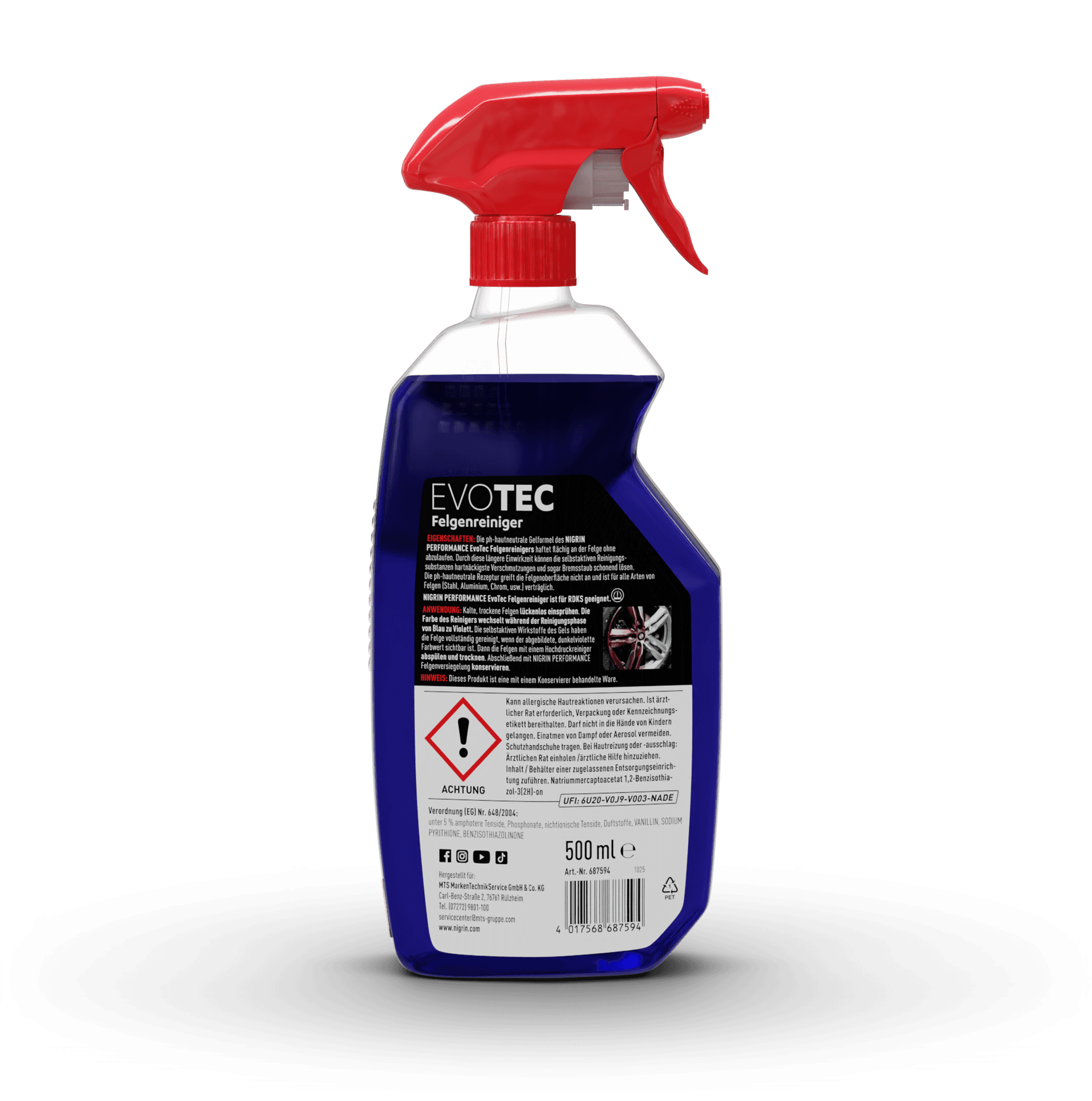 PERFORMANCE Felgenreiniger EvoTec 500 ml