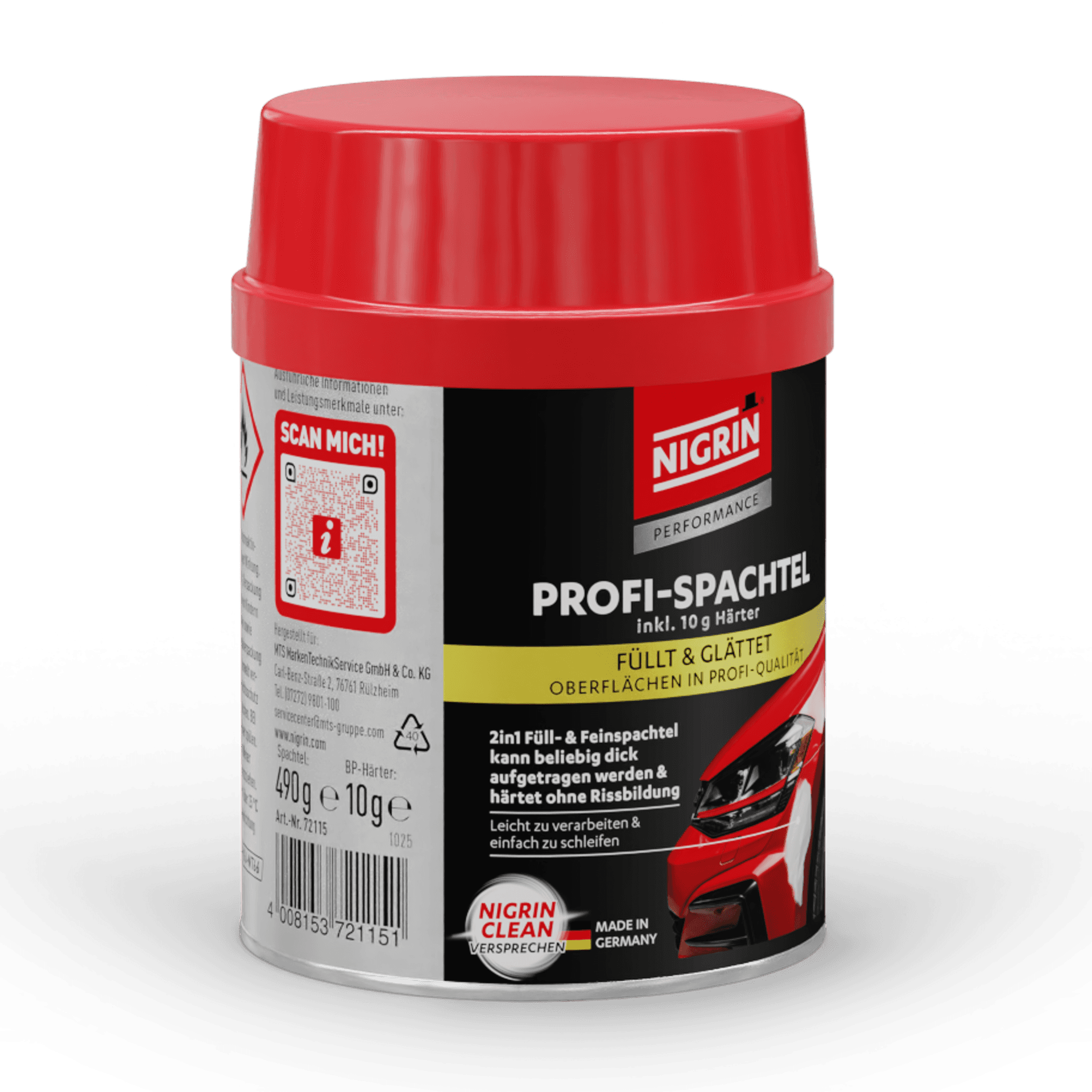 PERFORMANCE Profi-Spachtel 500 g 2 tlg.