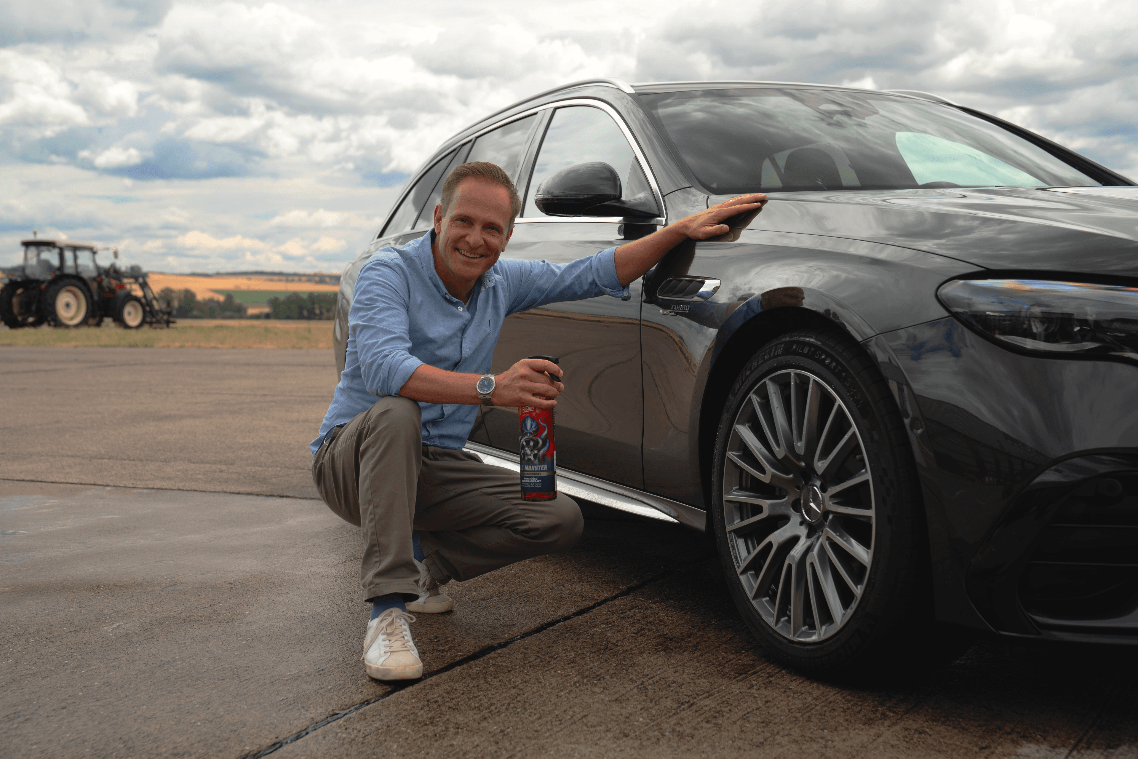 Matthias Malmedie mit dem Alu Monster