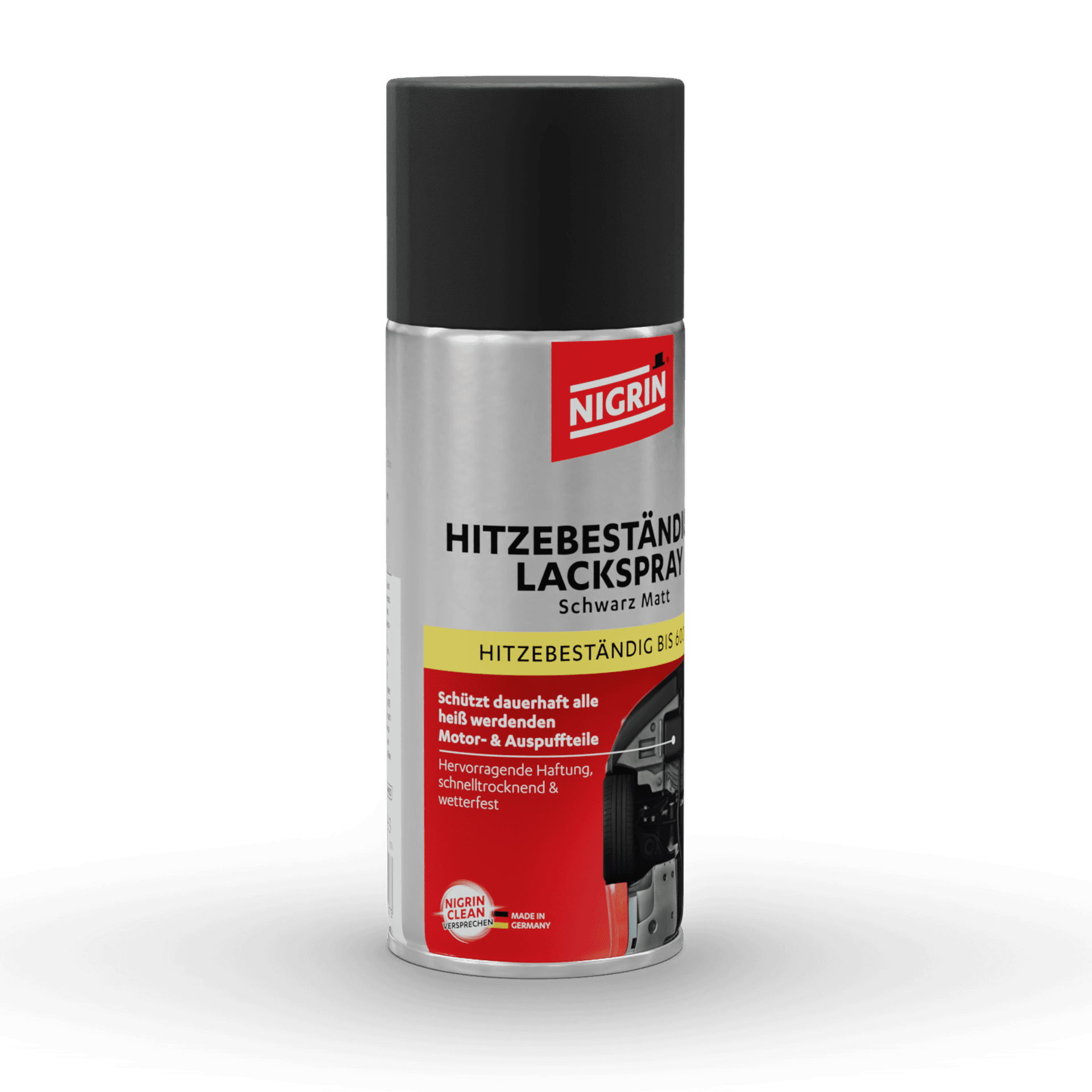 Hitzebeständiges Lackspray schwarz matt 400 ml