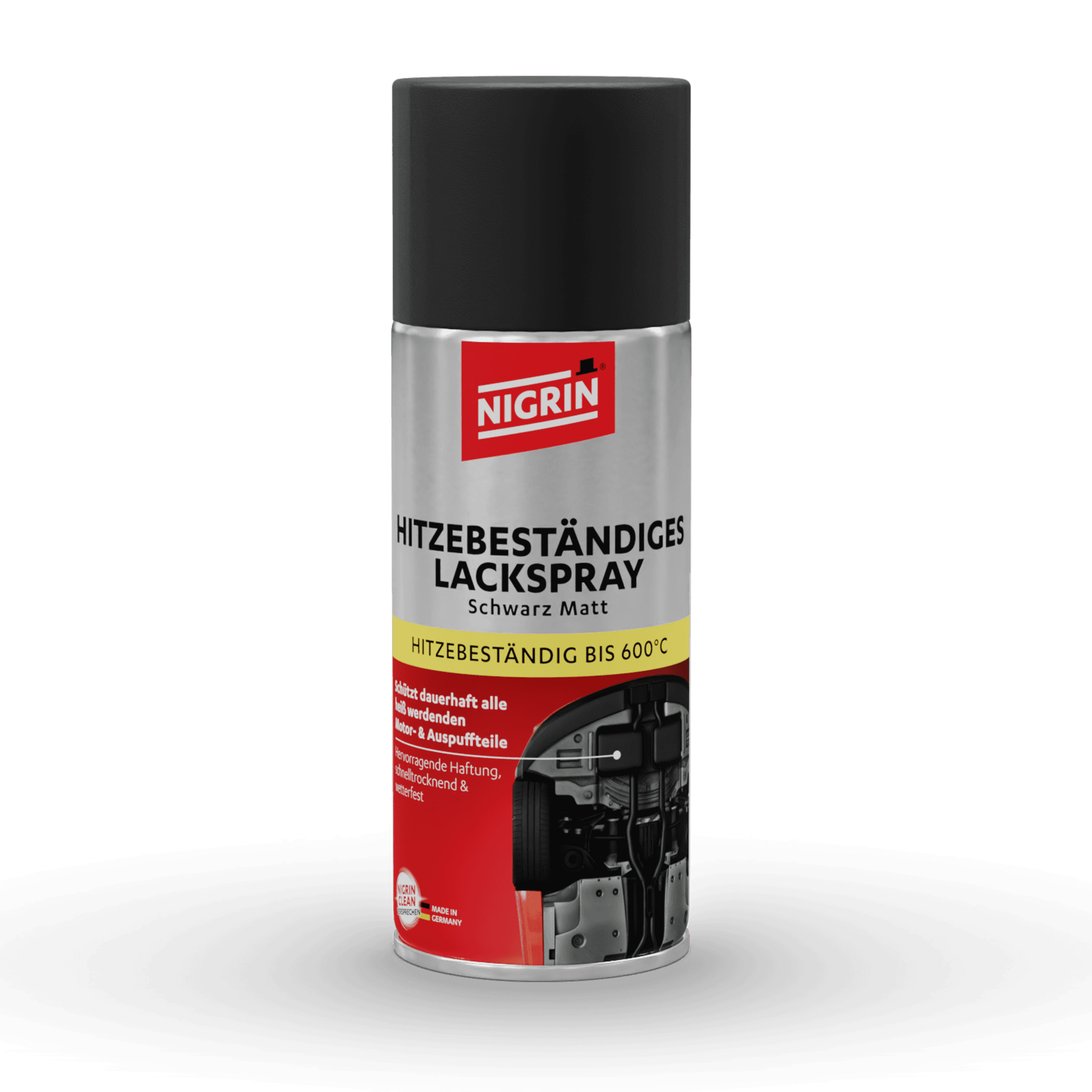 Hitzebeständiges Lackspray schwarz matt 400 ml