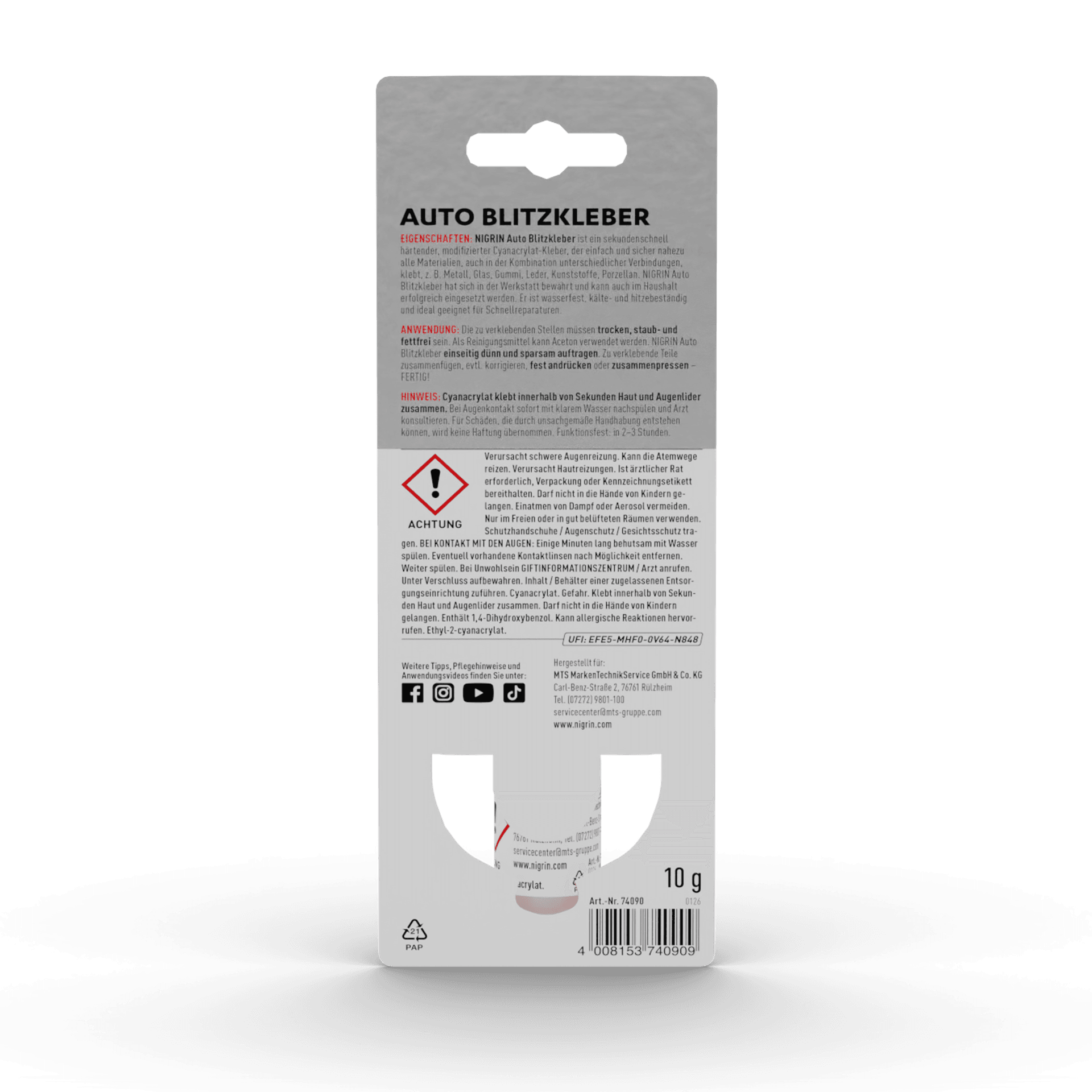 Auto-Blitzkleber 10 g