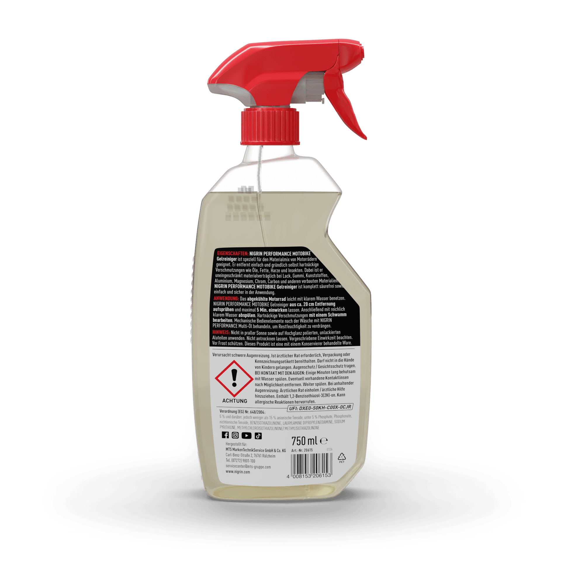 PERFORMANCE MOTOBIKE Gelreiniger 750 ml