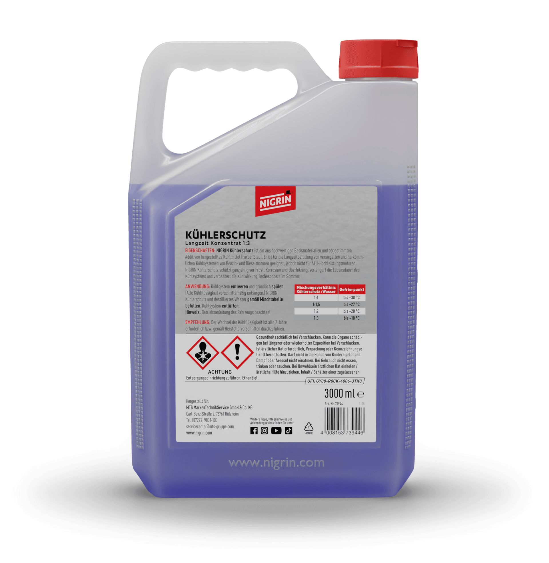Kühlerschutz langzeit Konzentrat 1:3 3000 ml
