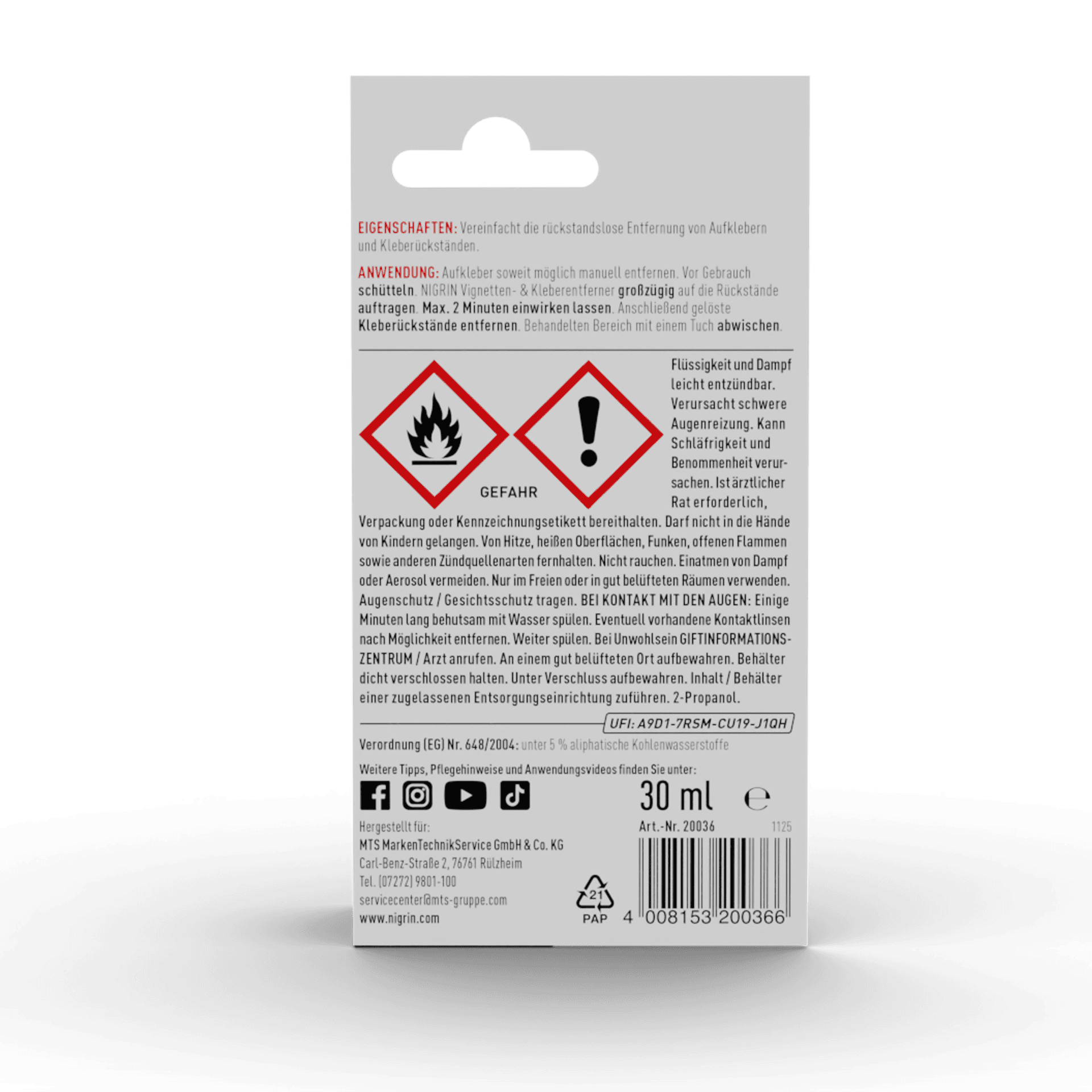 Sticker & Adhesive Remover 30 ml