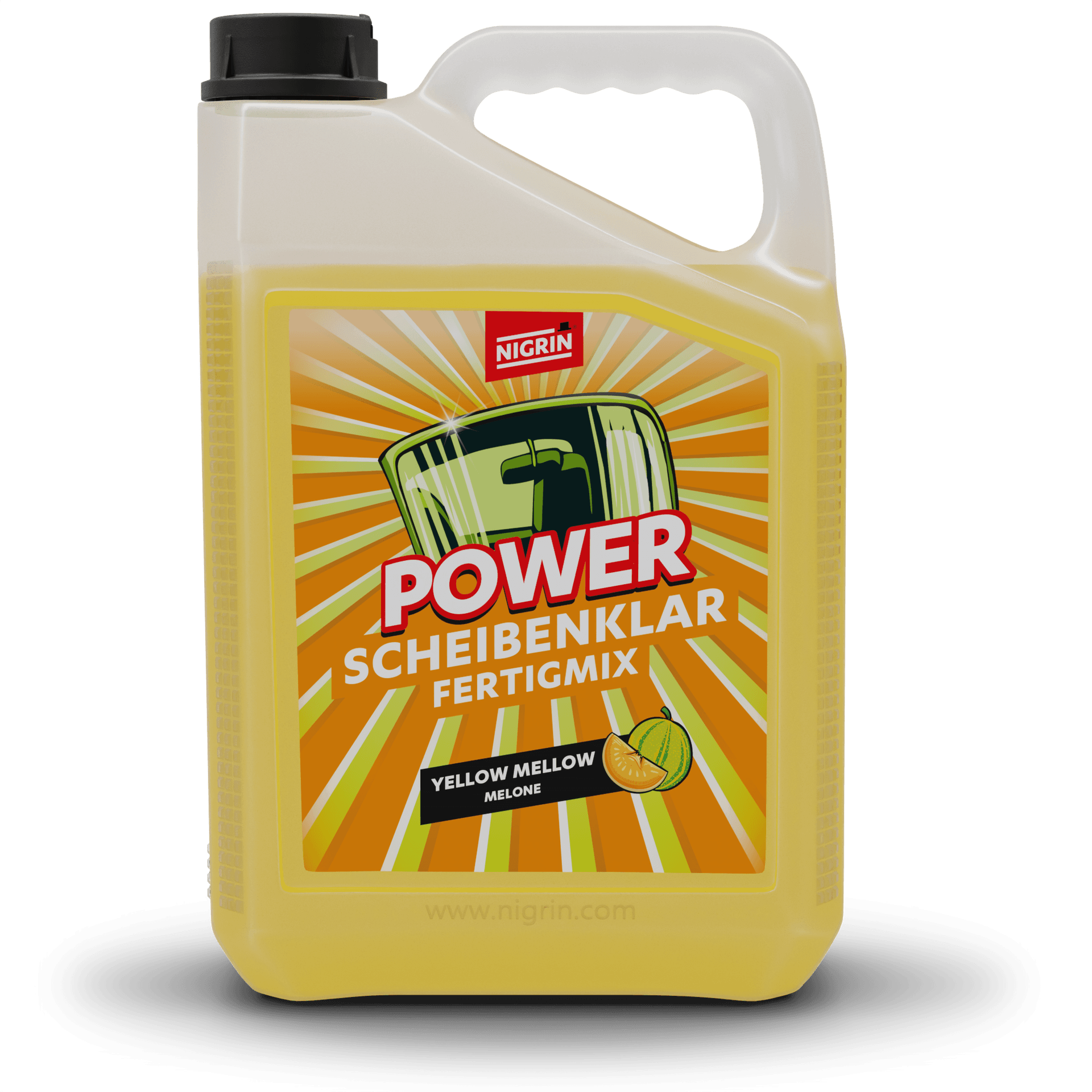 POWER Windshield Cleaner Ready-to-Use YELLOW MELLOW 5 L