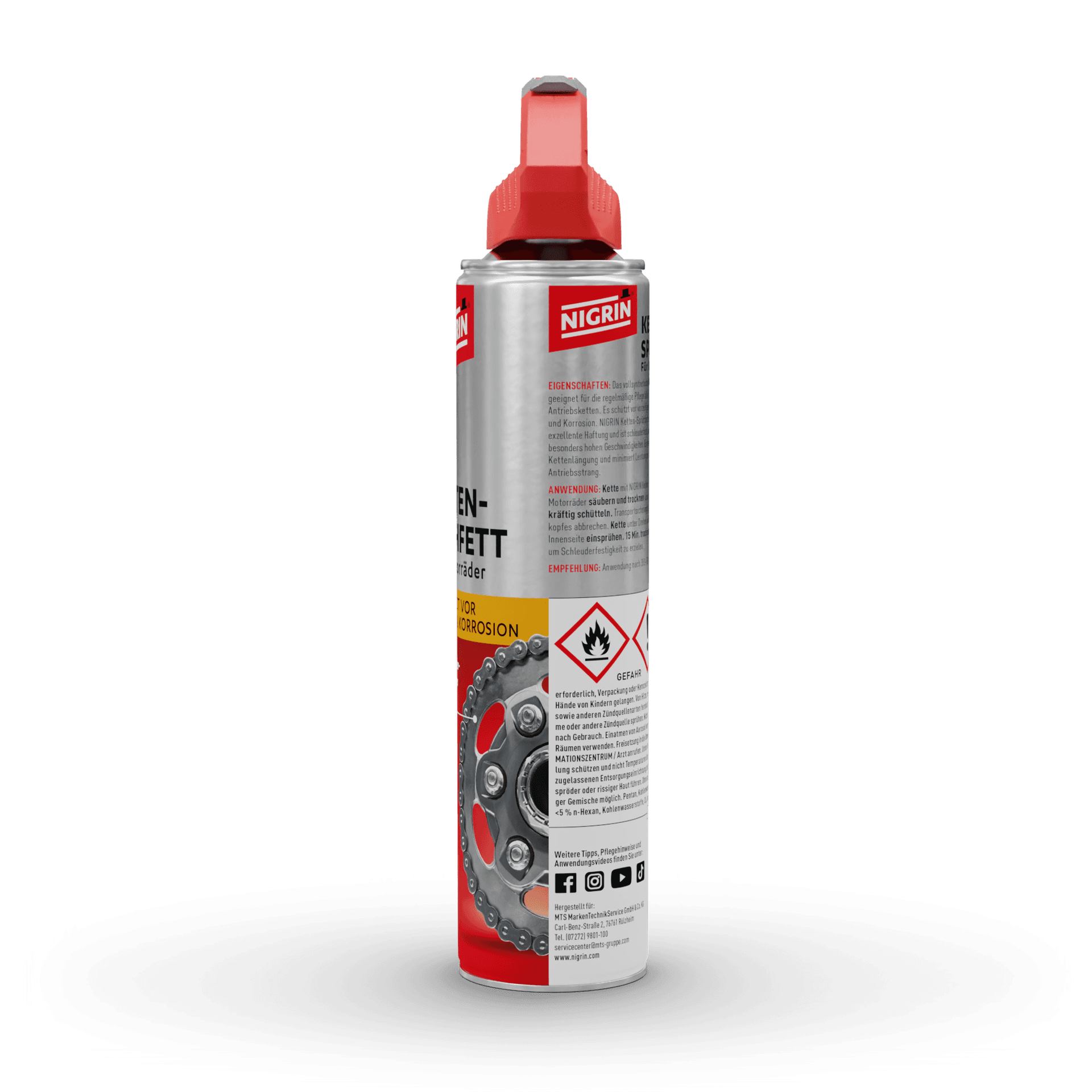 Kettensprühfett für Motorräder 400 ml