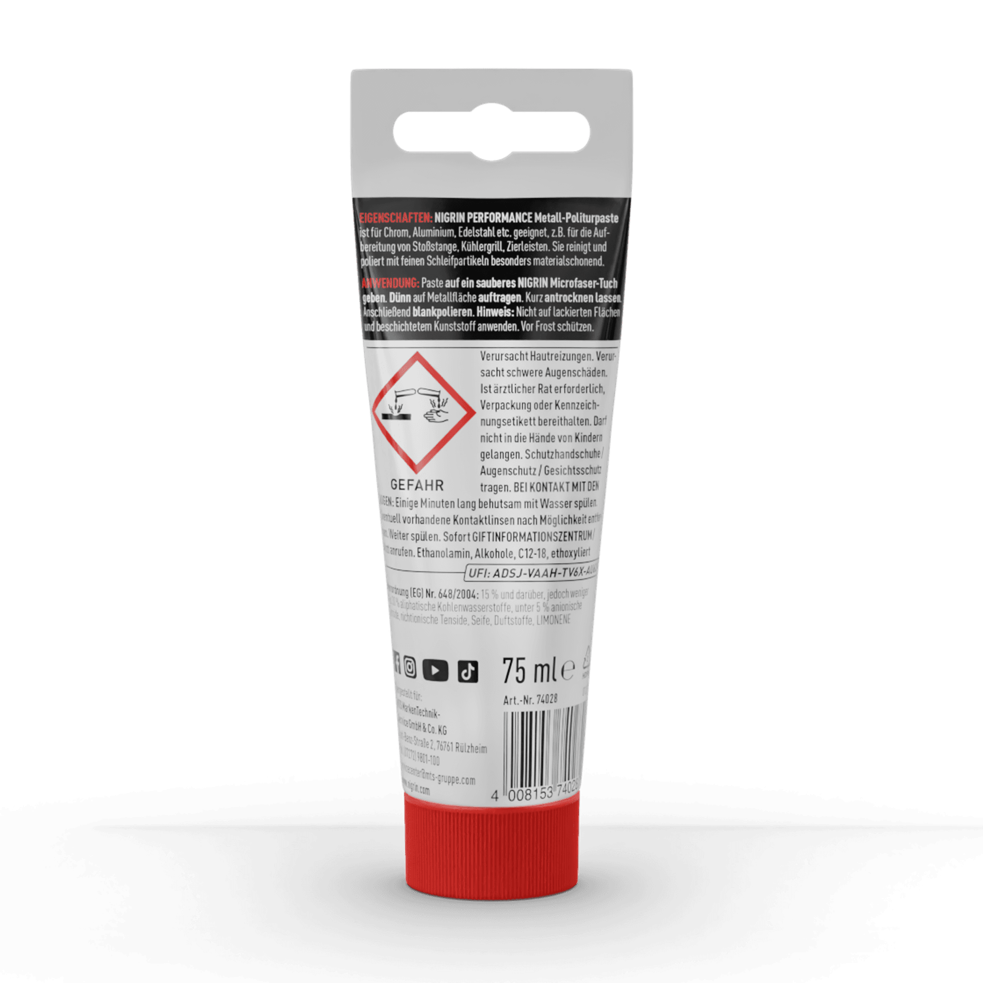 PERFORMANCE Metal Polish Paste 75 ml