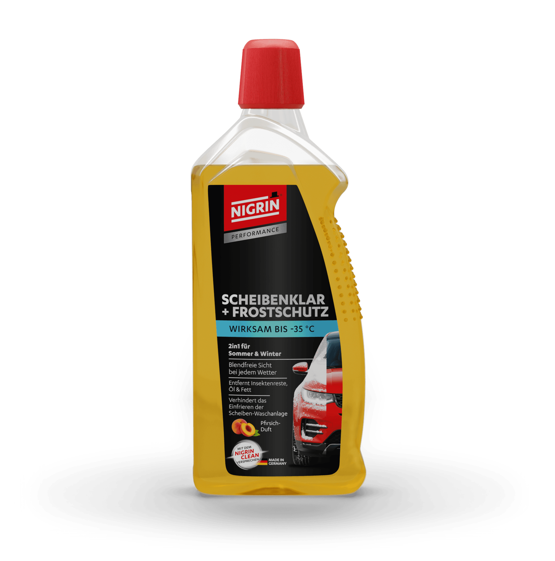 PERFORMANCE Scheibenklar & Frostschutz Konzentrat -35 °C Pfirsich 1000 ml