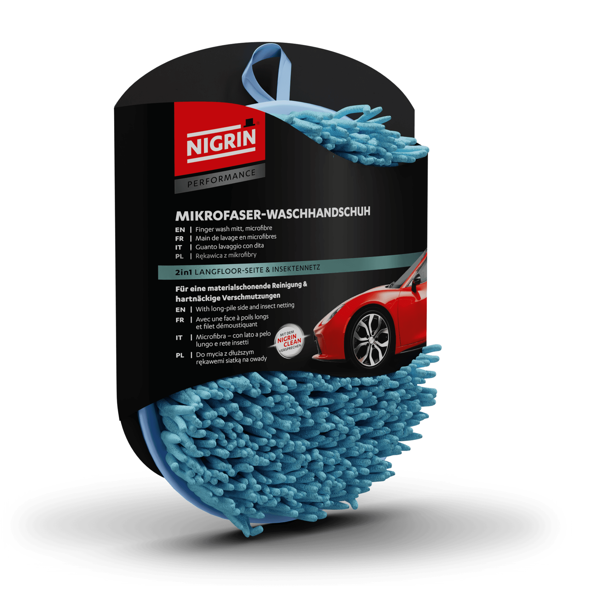 PERFORMANCE Microfiber Wash Mitt with Insect Net