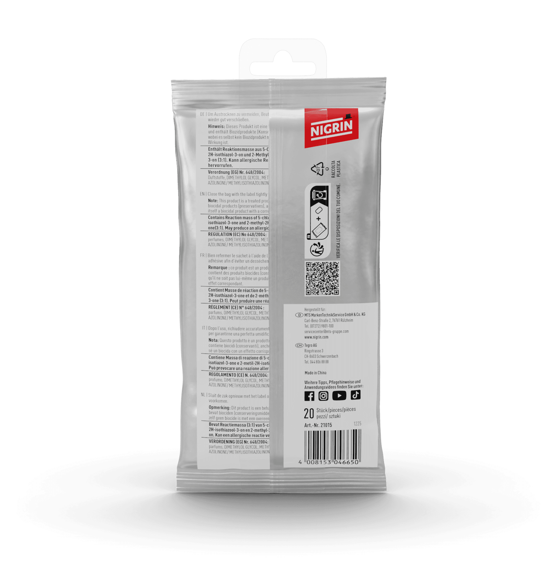 Kunststoffpflegetücher 20 Stk.