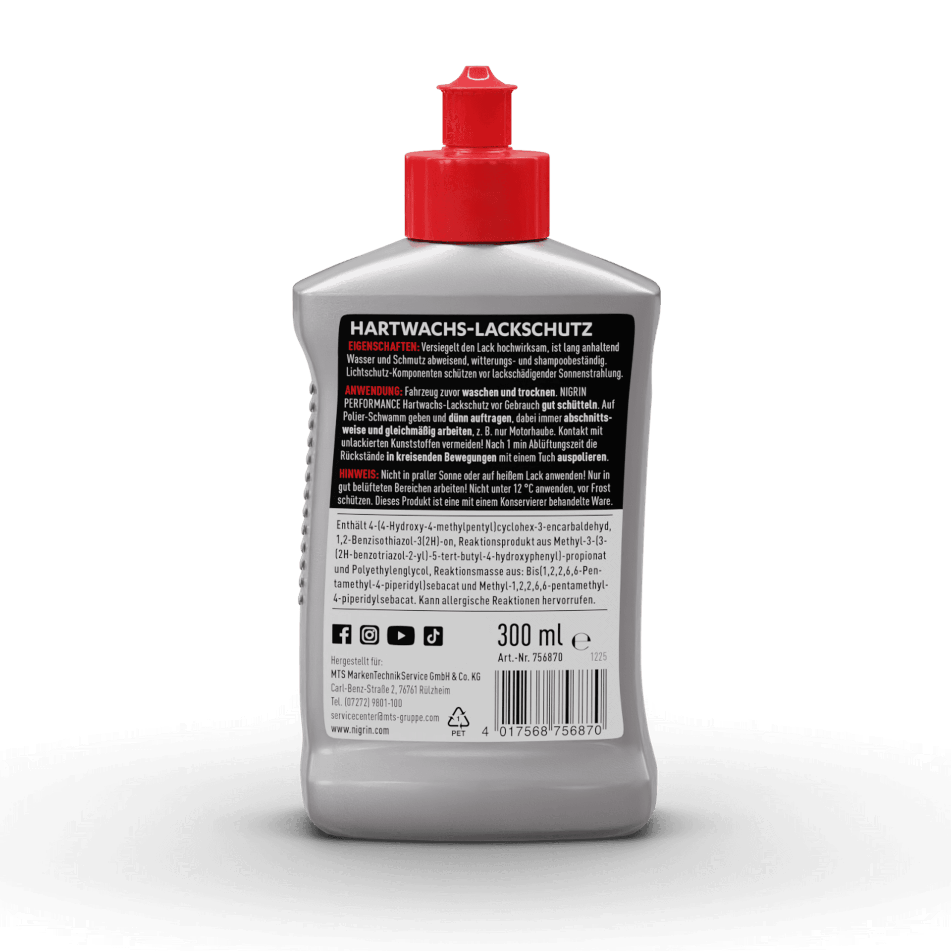 PERFORMANCE Hard Wax Paint Sealant 300 ml