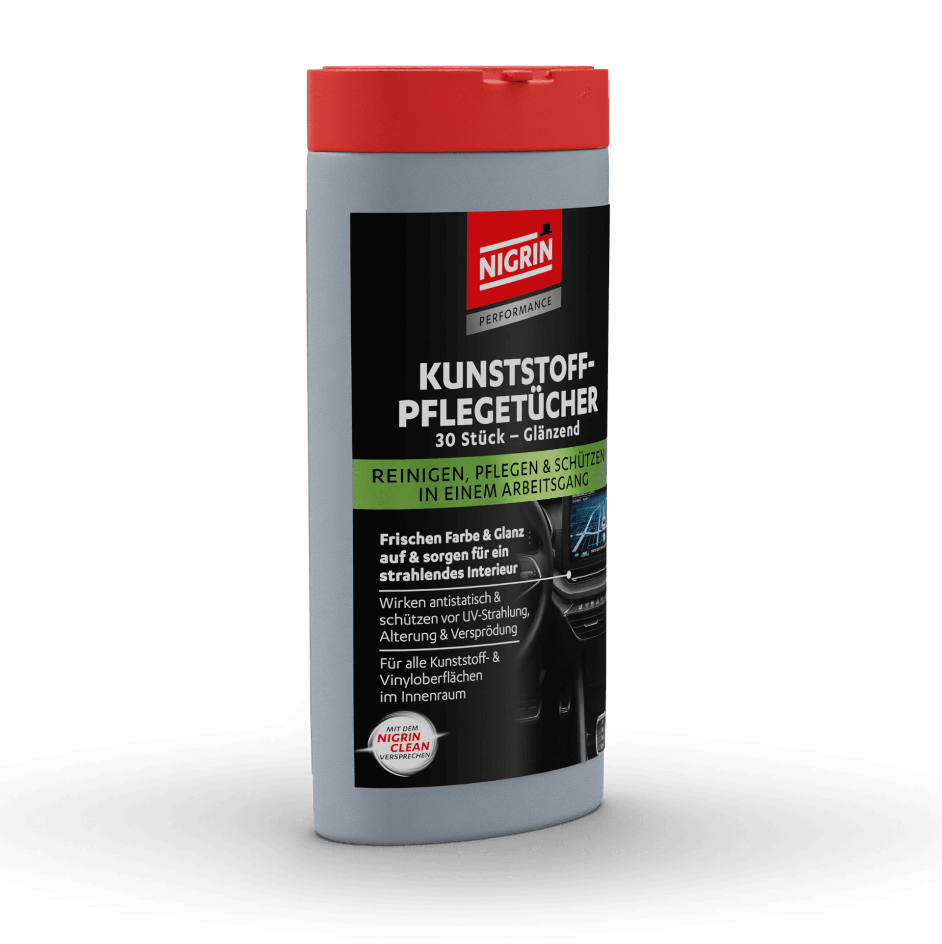 PERFORMANCE Plastic Care Wipes Glossy 30 pcs.
