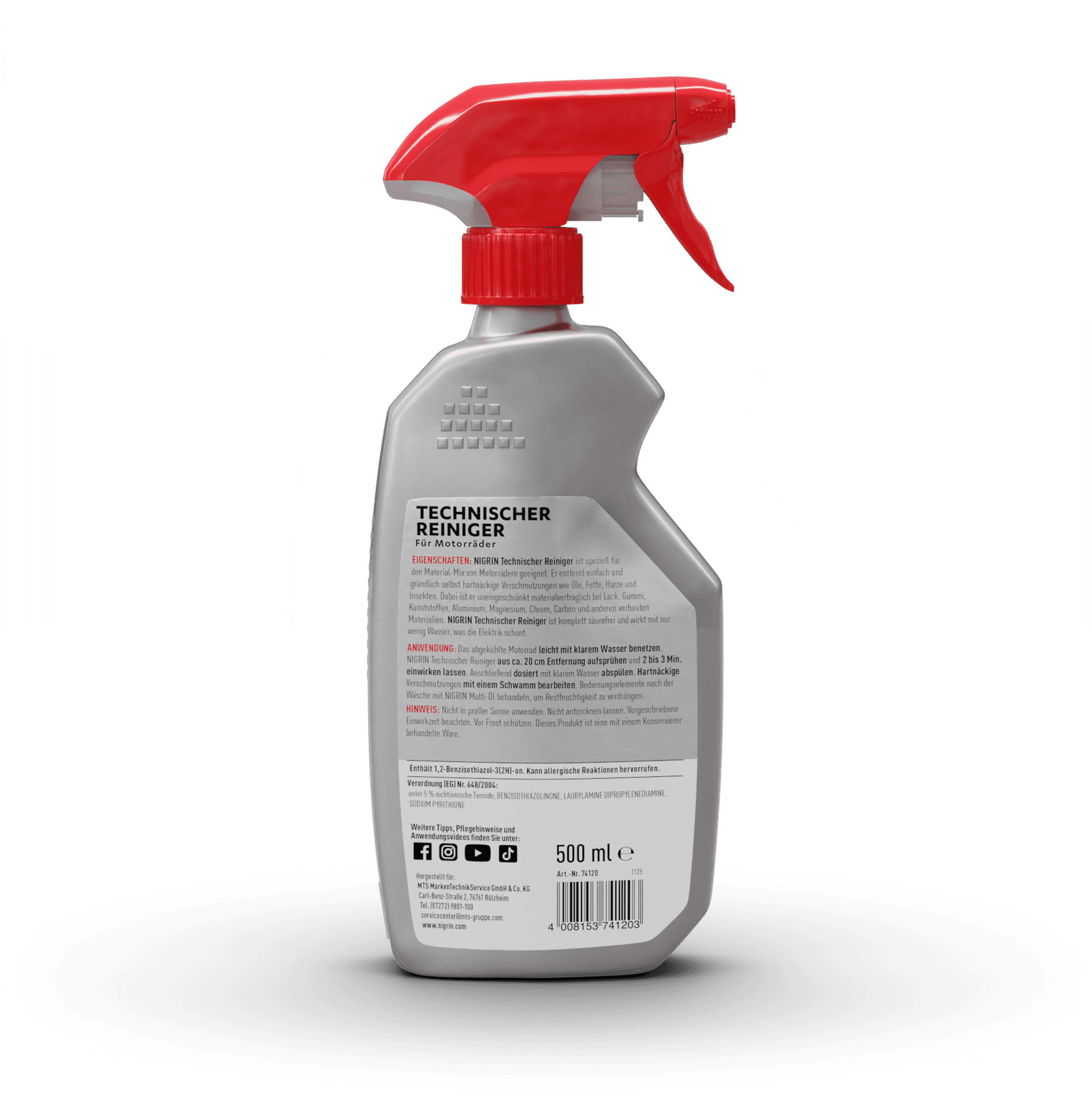 Technischer Reiniger für Motorräder 500 ml