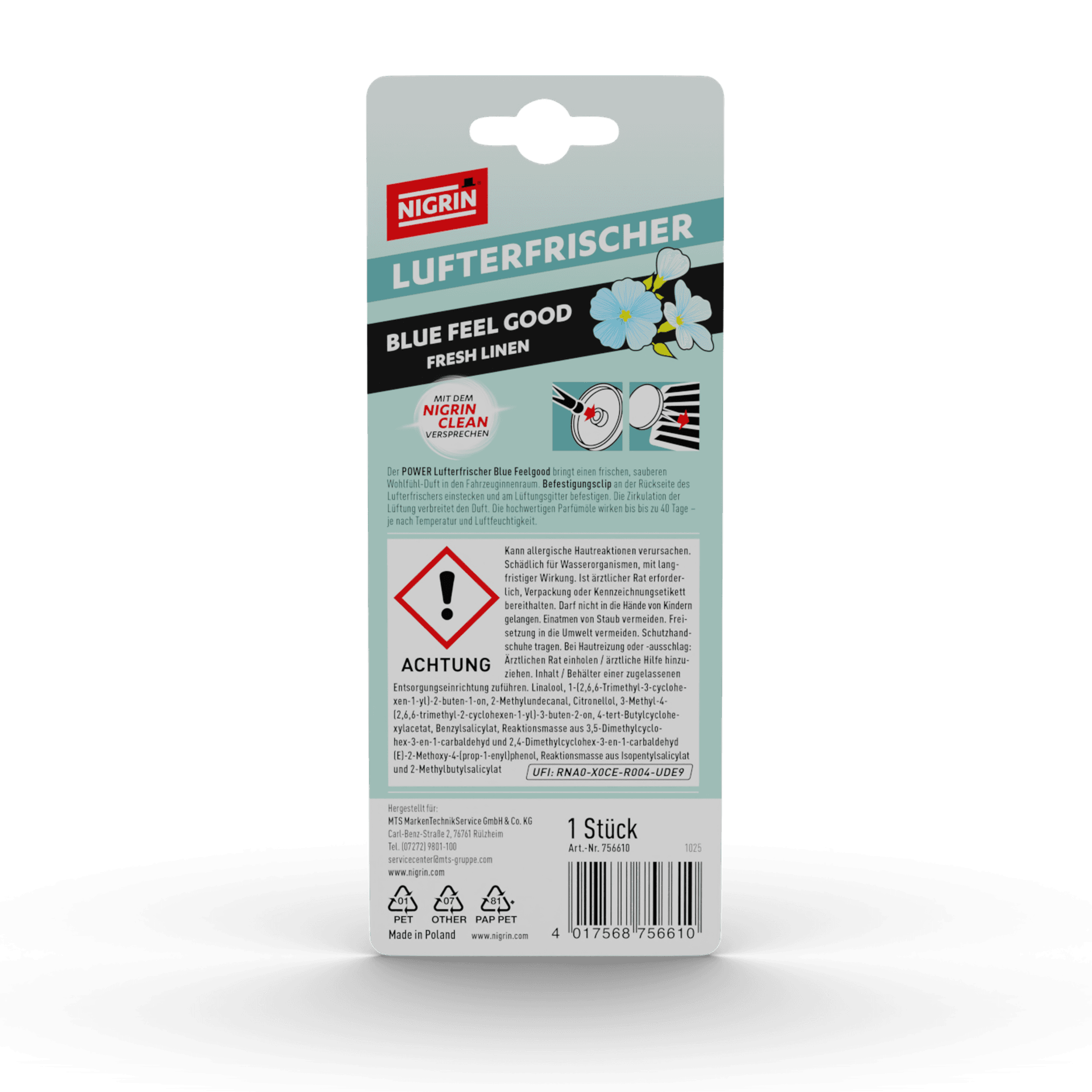 POWER Lufterfrischer Blue Feelgood