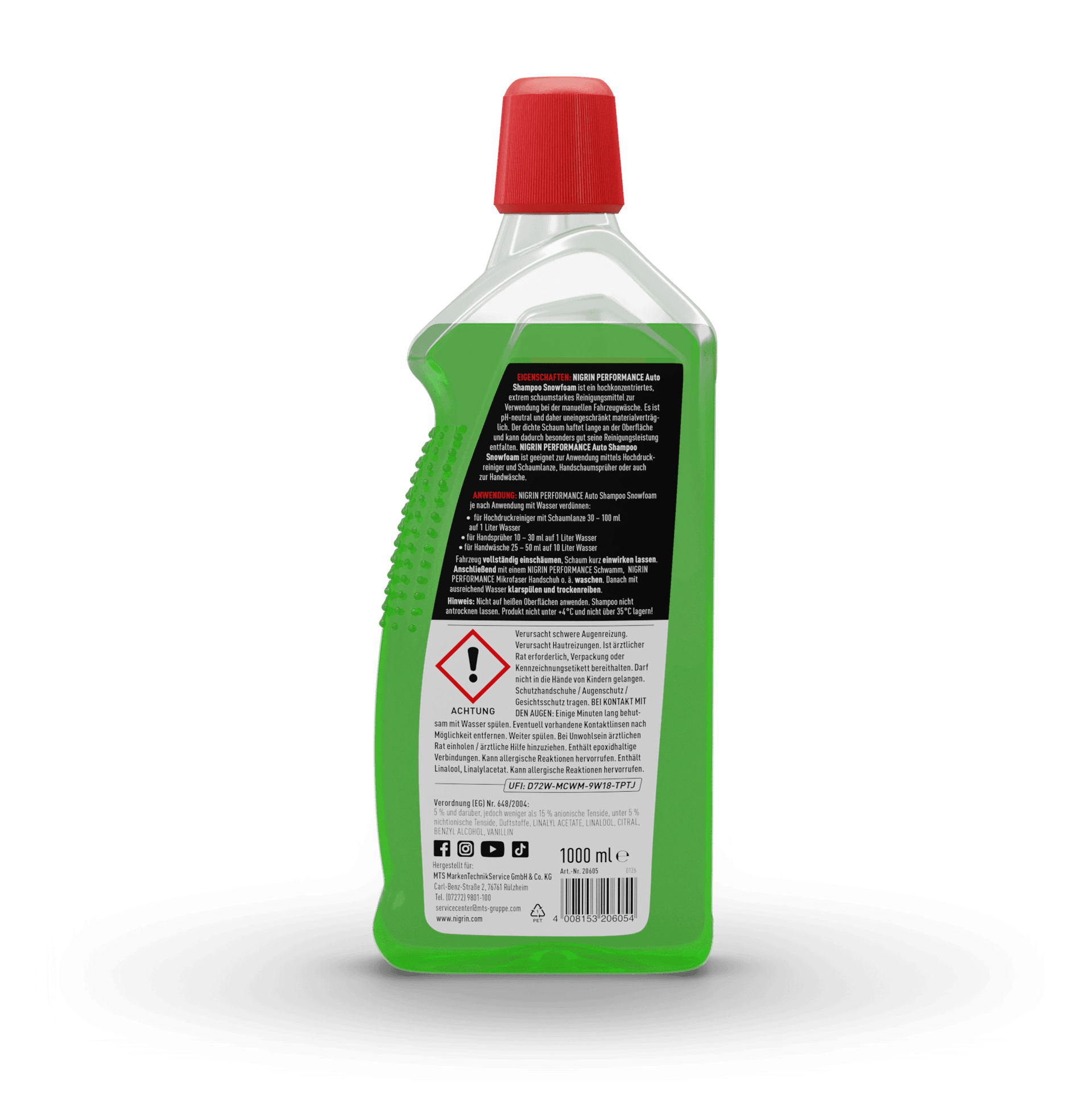 PERFORMANCE Shampoo SnowFoam Bubblegum 1 L