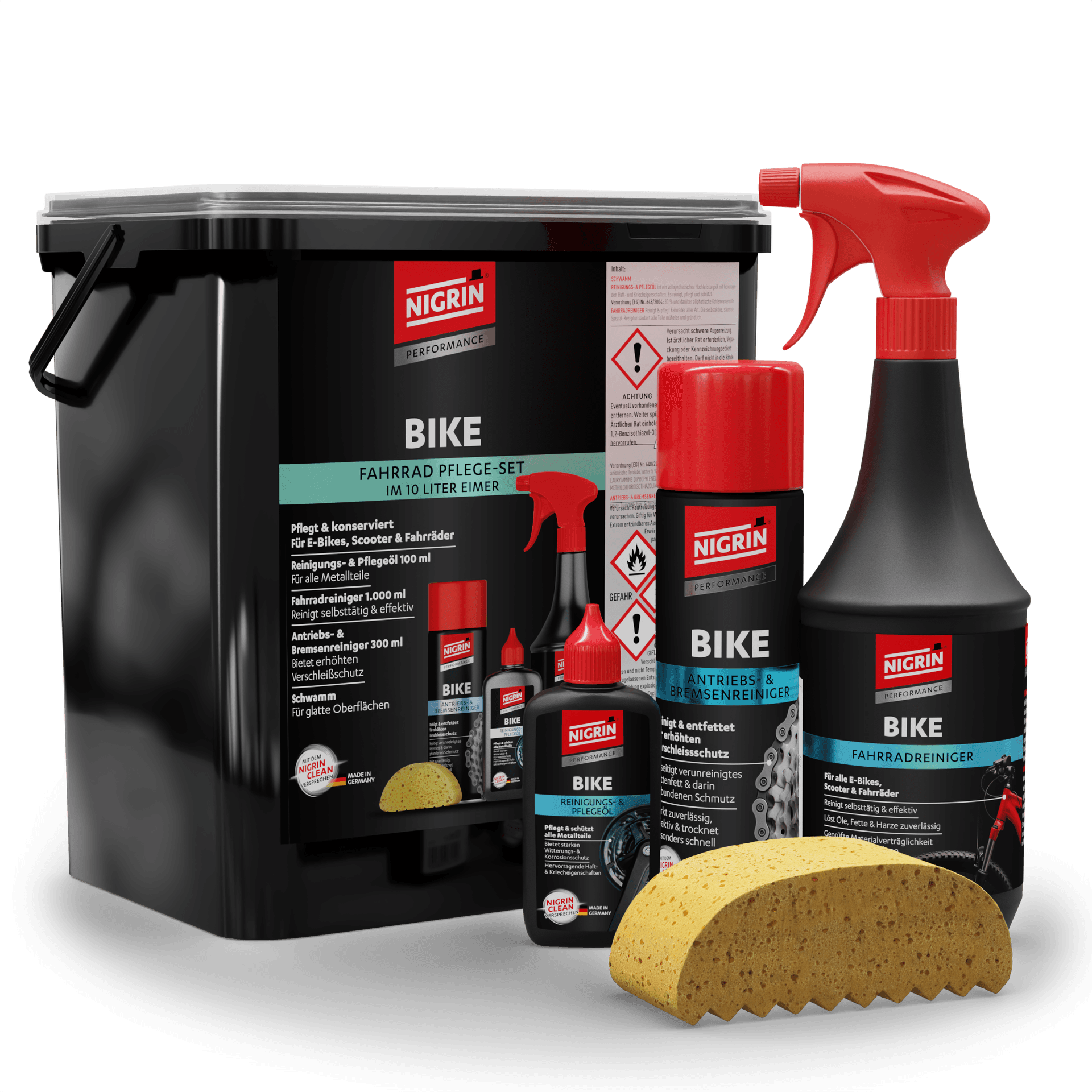 PERFORMANCE BIKE Pflege-Set 4 tlg.