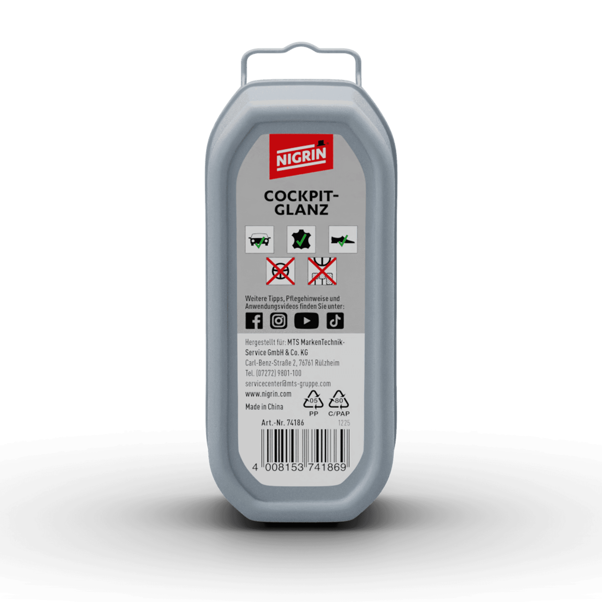 Cockpit-Glanz Feuchtschwamm