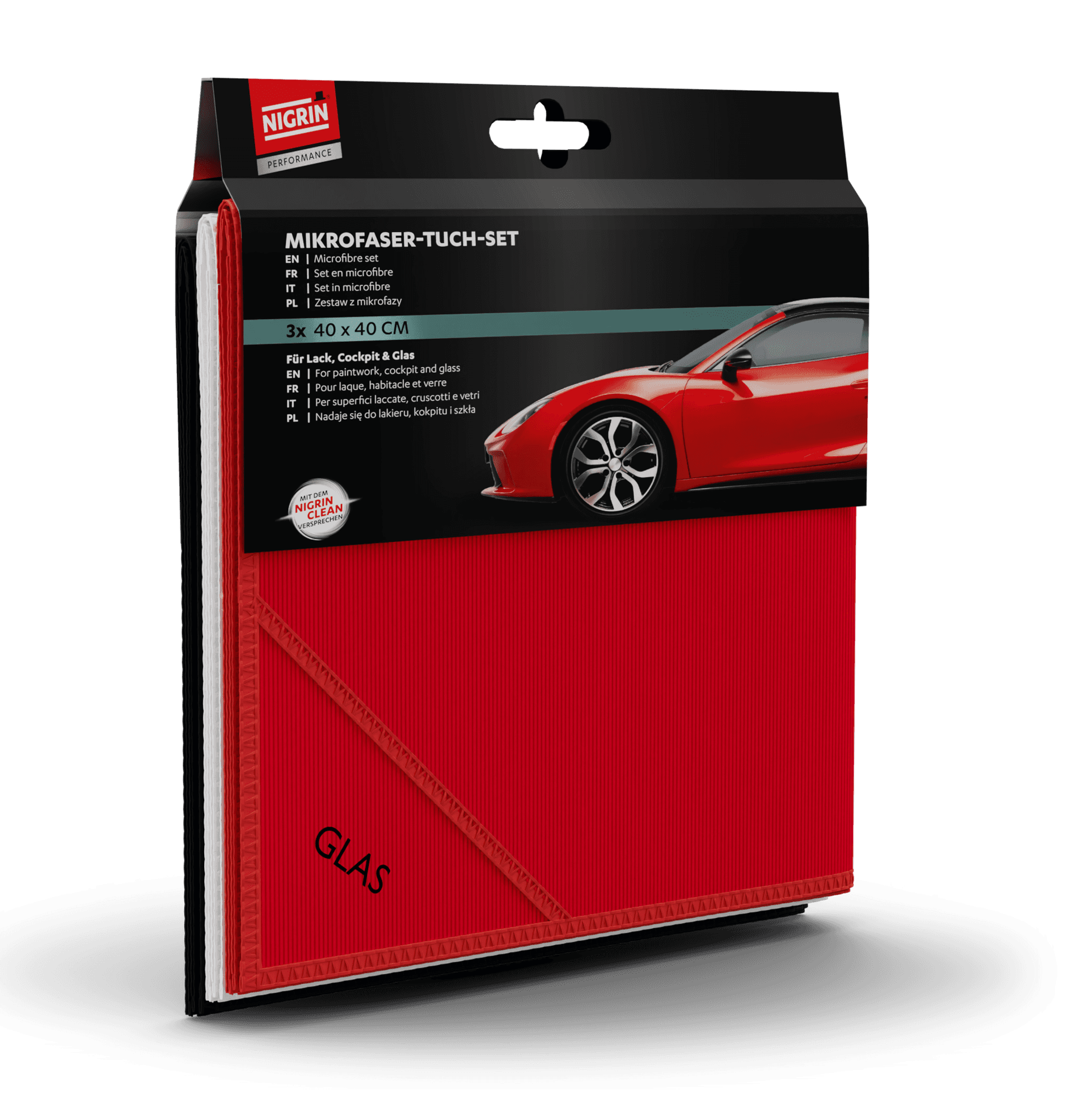 PERFORMANCE Microfaser-Tuch-Set 3 tlg.