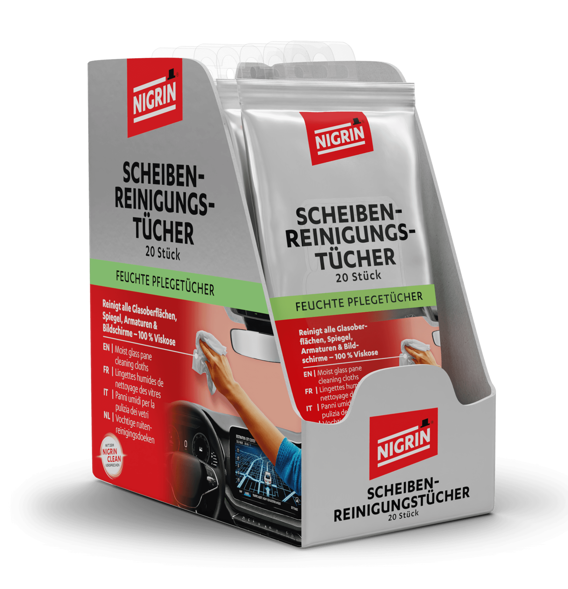 Windshield Cleaning Wipes 20 pcs.