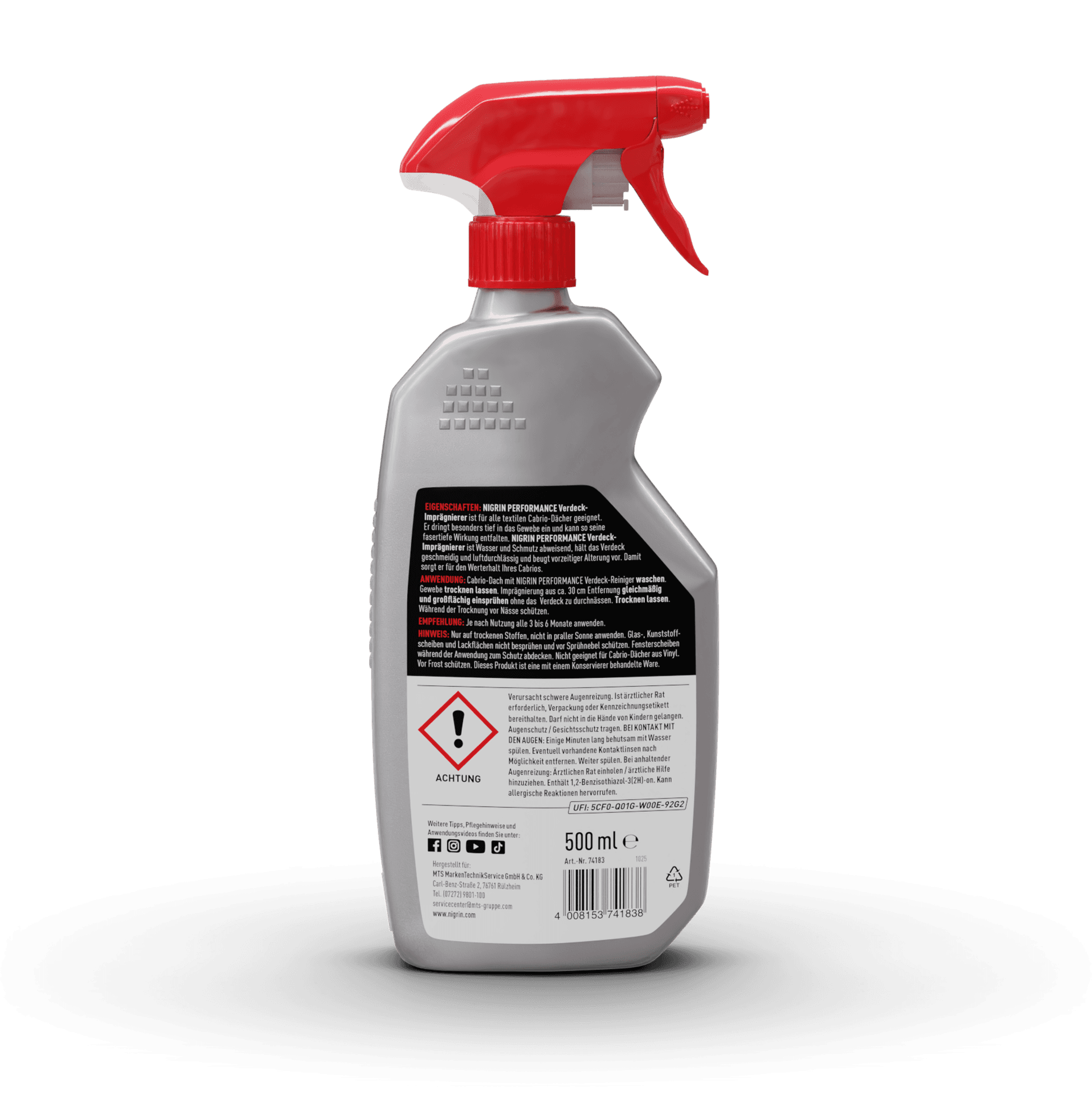 PERFORMANCE Verdeck-Imprägnierer 500 ml