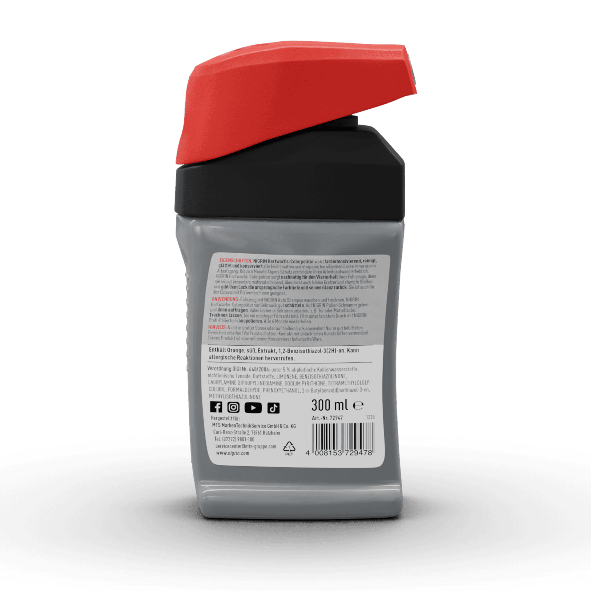 Hartwachs-Colorpolitur silber 300 ml