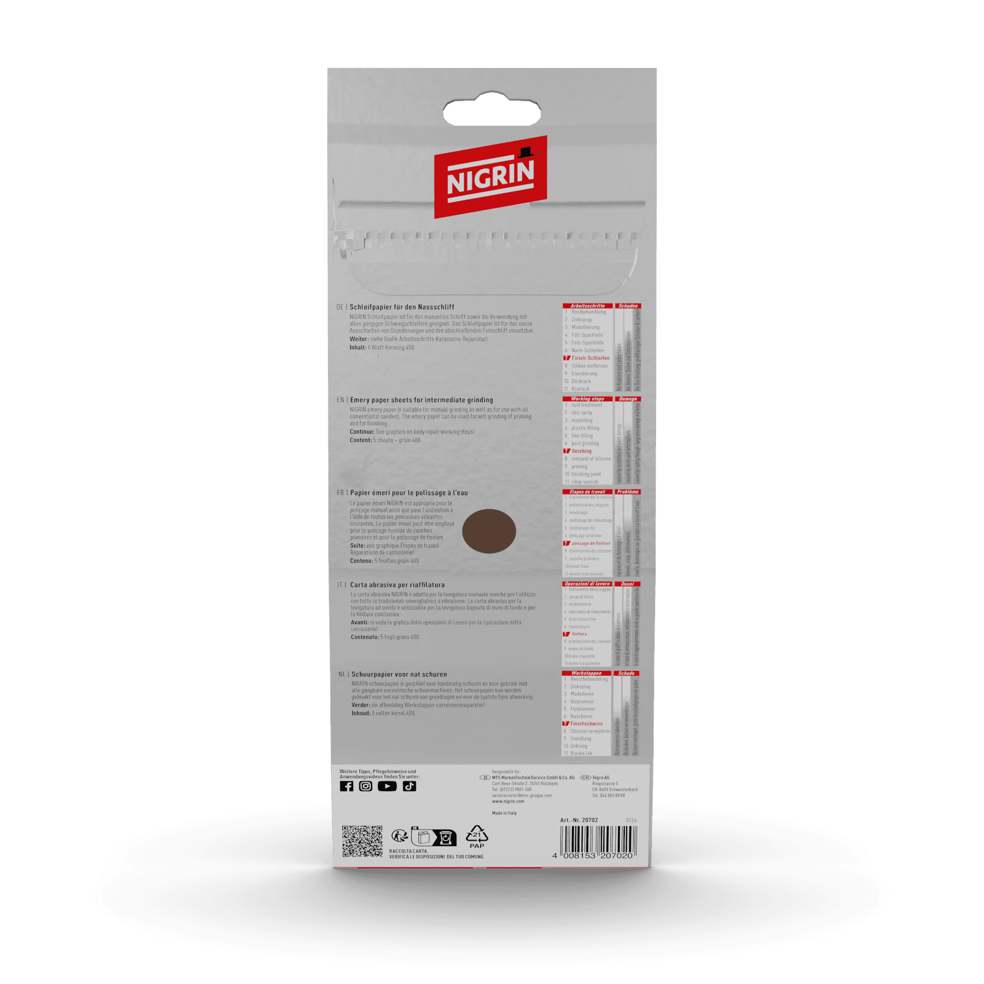 Wet Sanding Paper