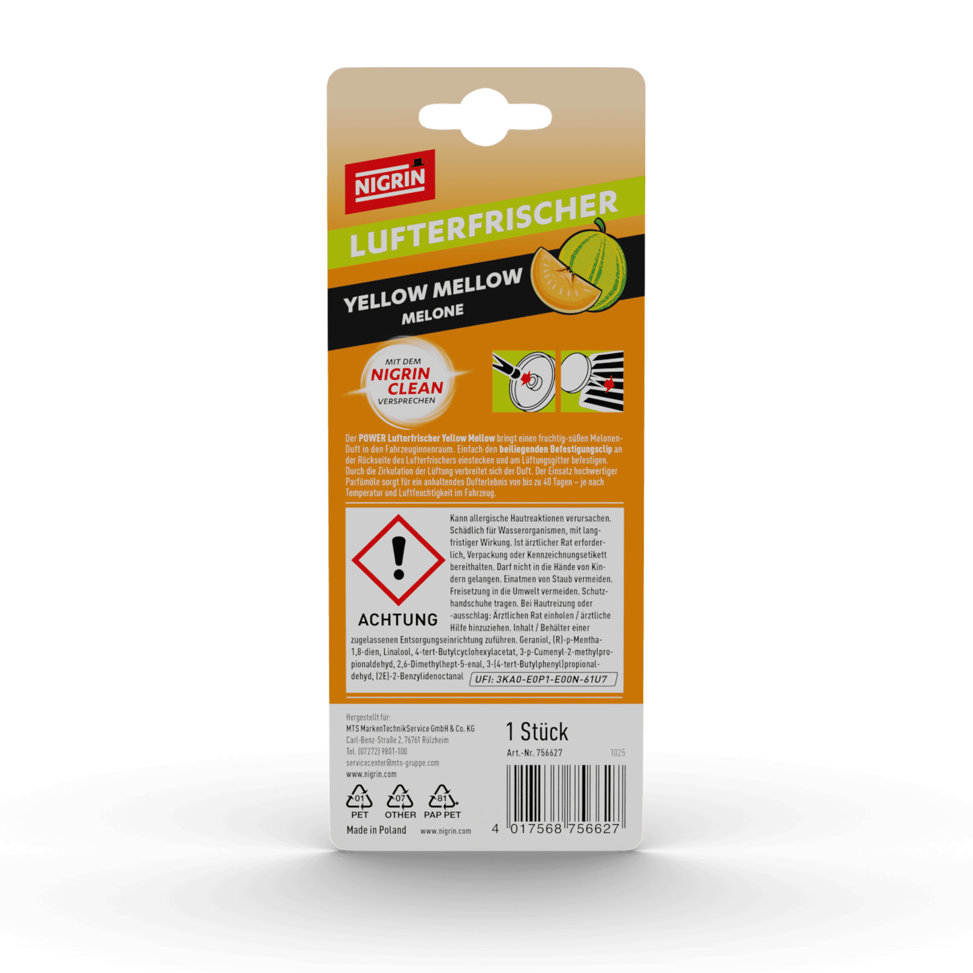 POWER Lufterfrischer Yellow Mellow