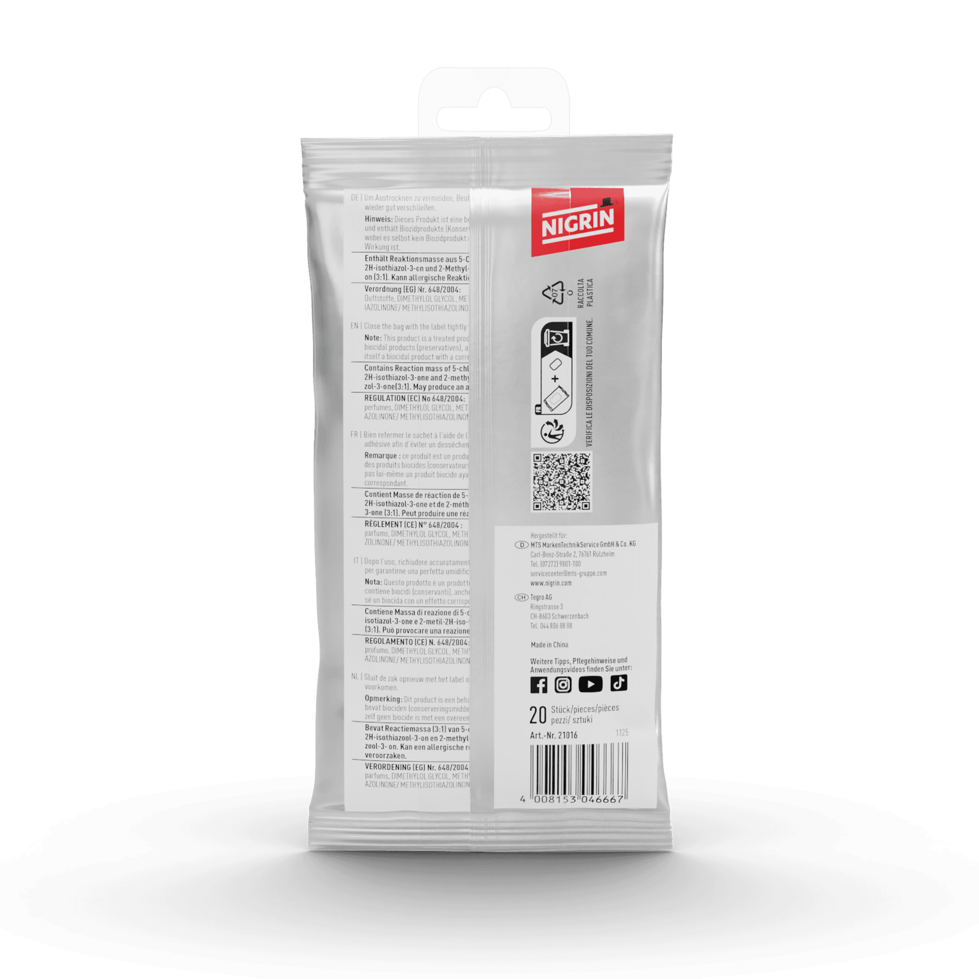 Lederpflege-Tücher 20 Stk.