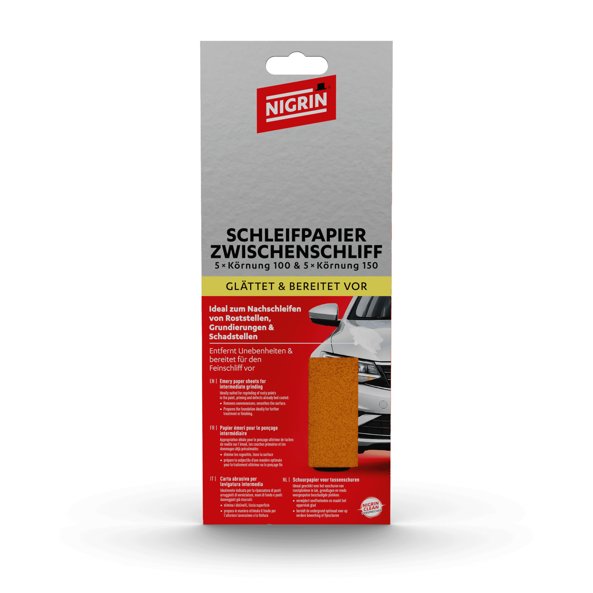 Sandpaper Intermediate Sanding