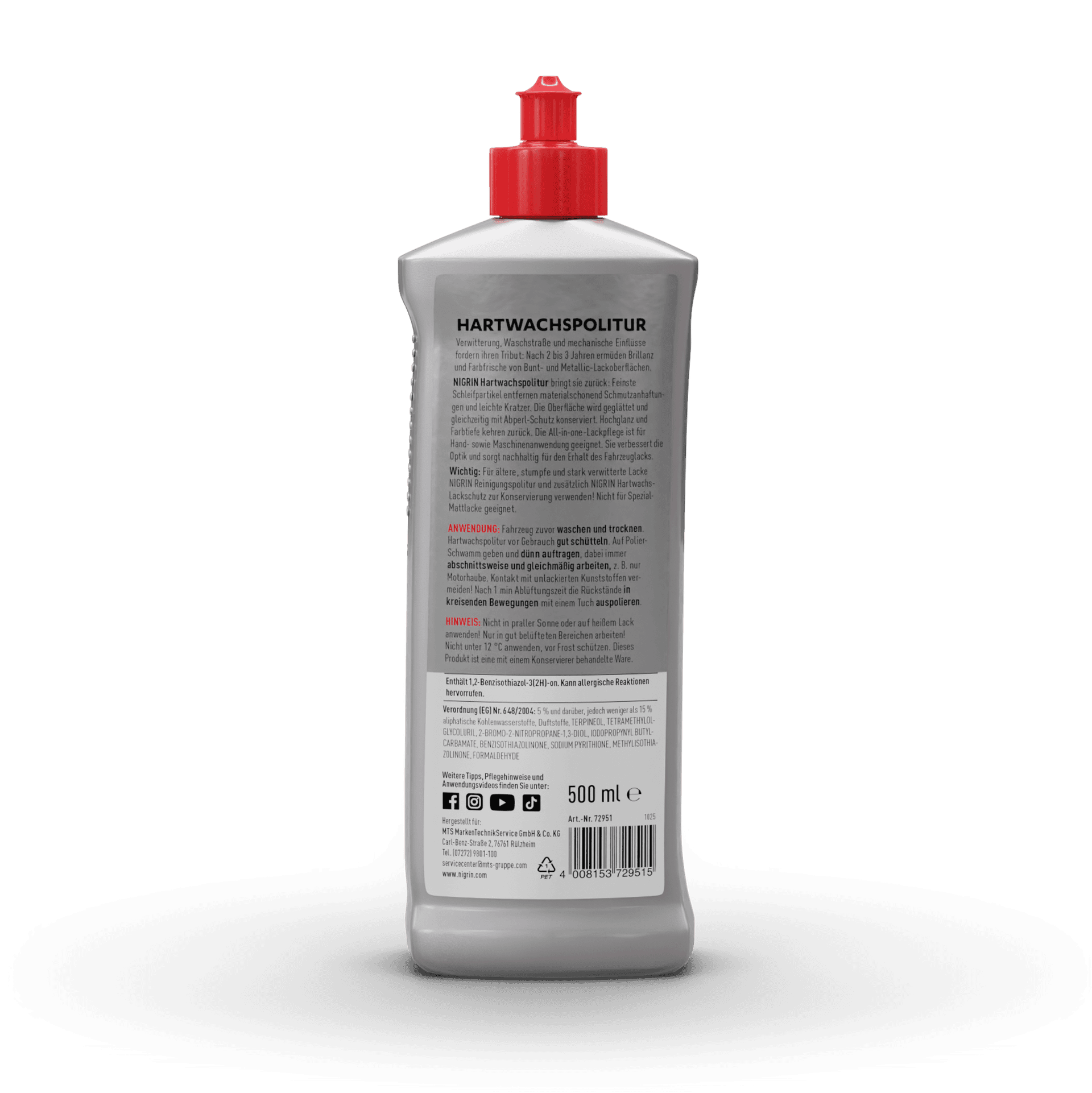 Hartwachspolitur 500 ml