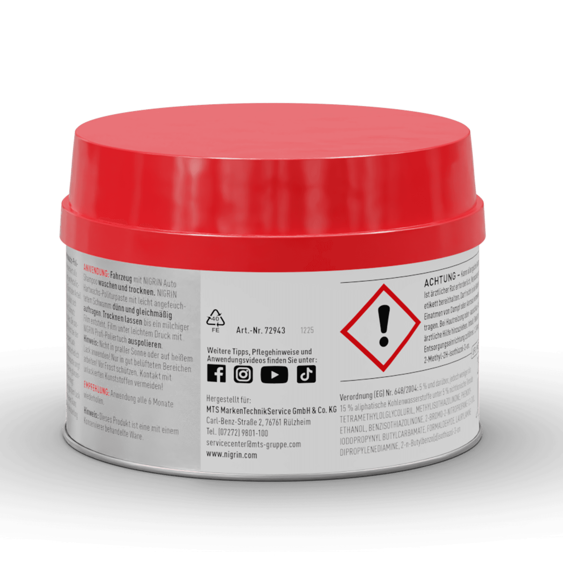 Hartwachs-Politurpaste 250 ml