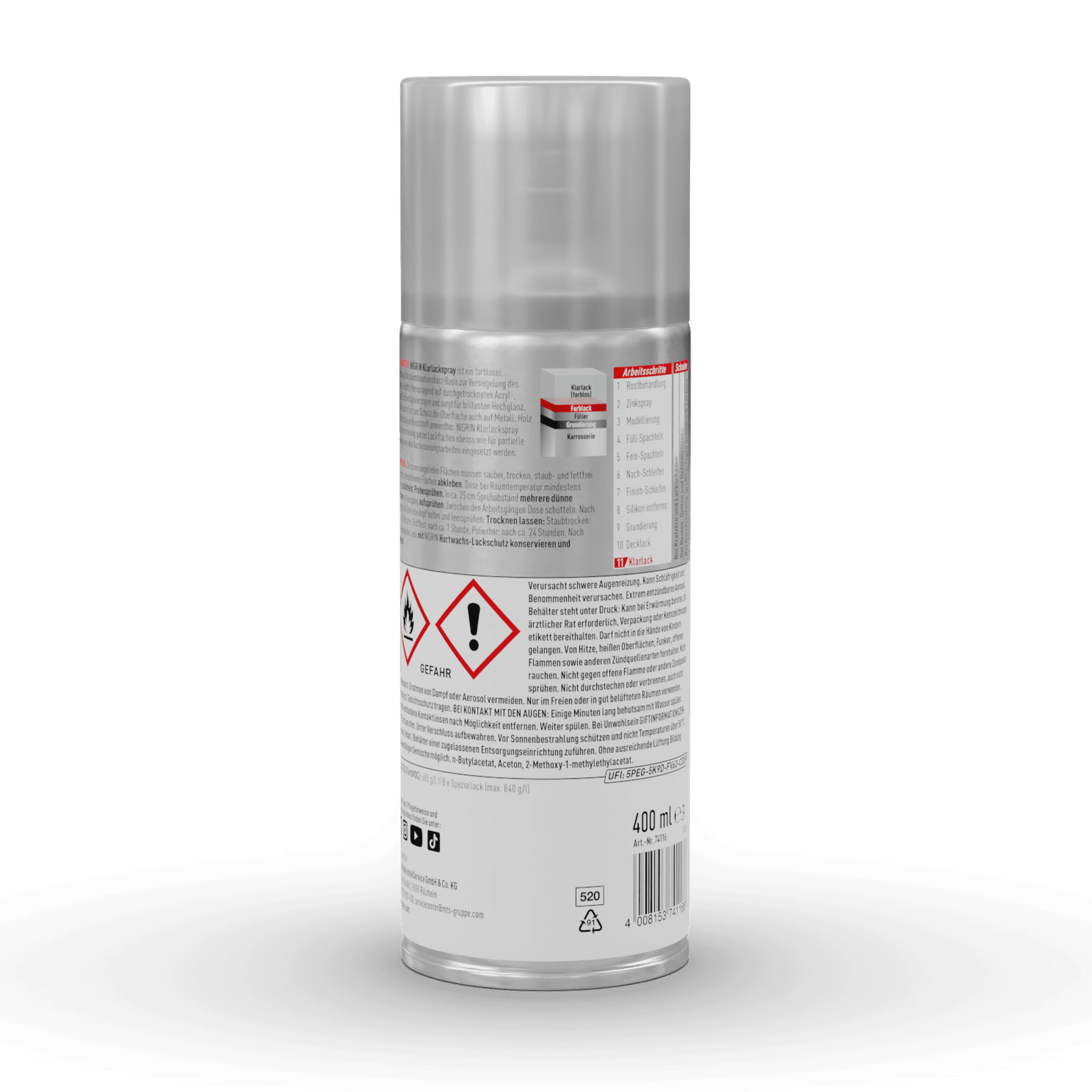 Klarlackspray 400 ml