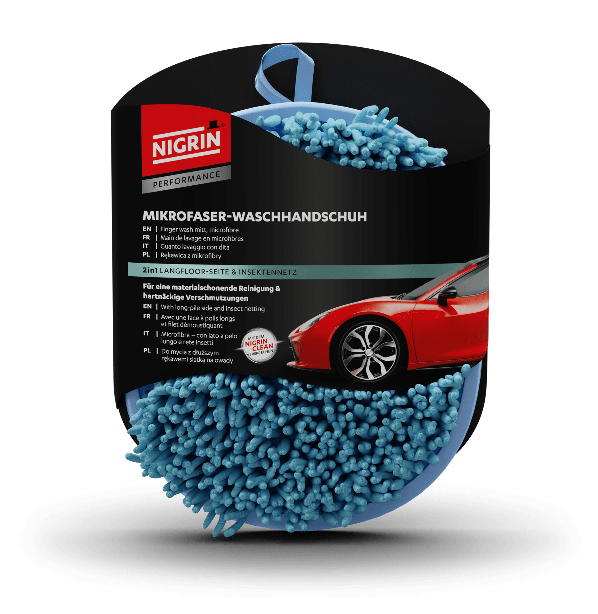 PERFORMANCE Microfiber Wash Mitt with Insect Net