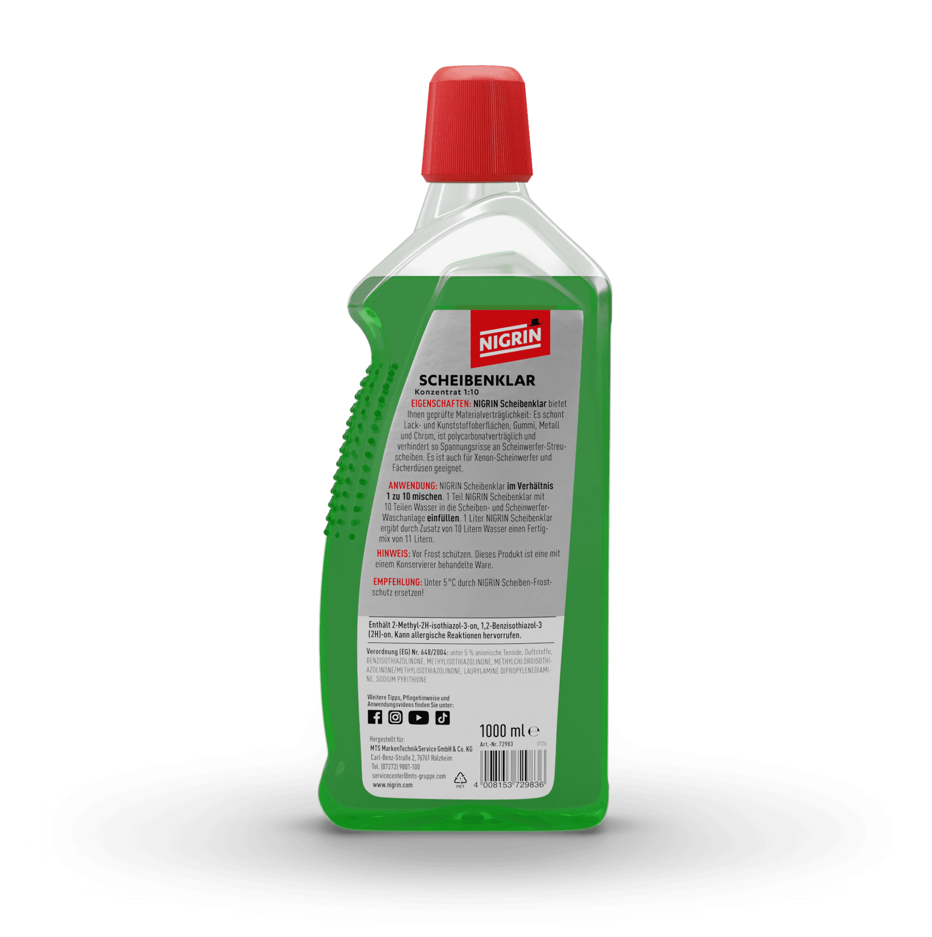 Windshield Cleaner Concentrate 1:10 Designer Scent 1 L