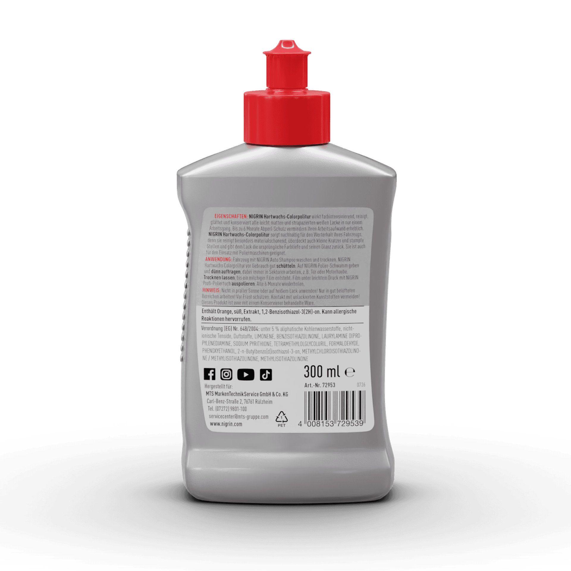 Hard Wax Color Polish White 300 ml